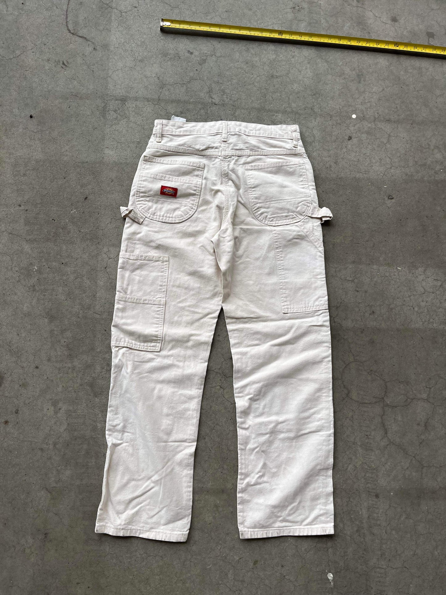 (28”) Dickies White Doubleknees