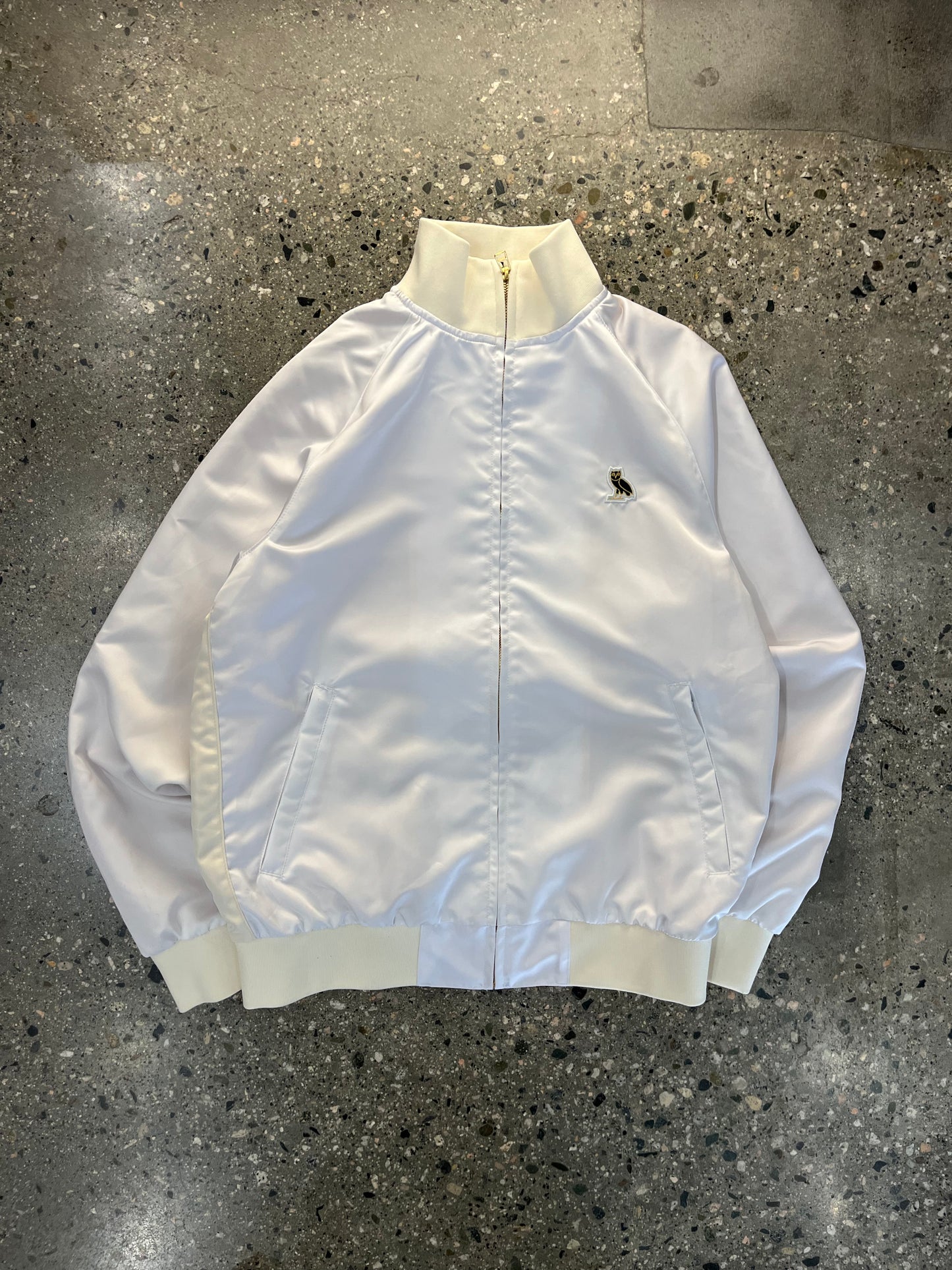 00's OVO White/Gold Track Jacket