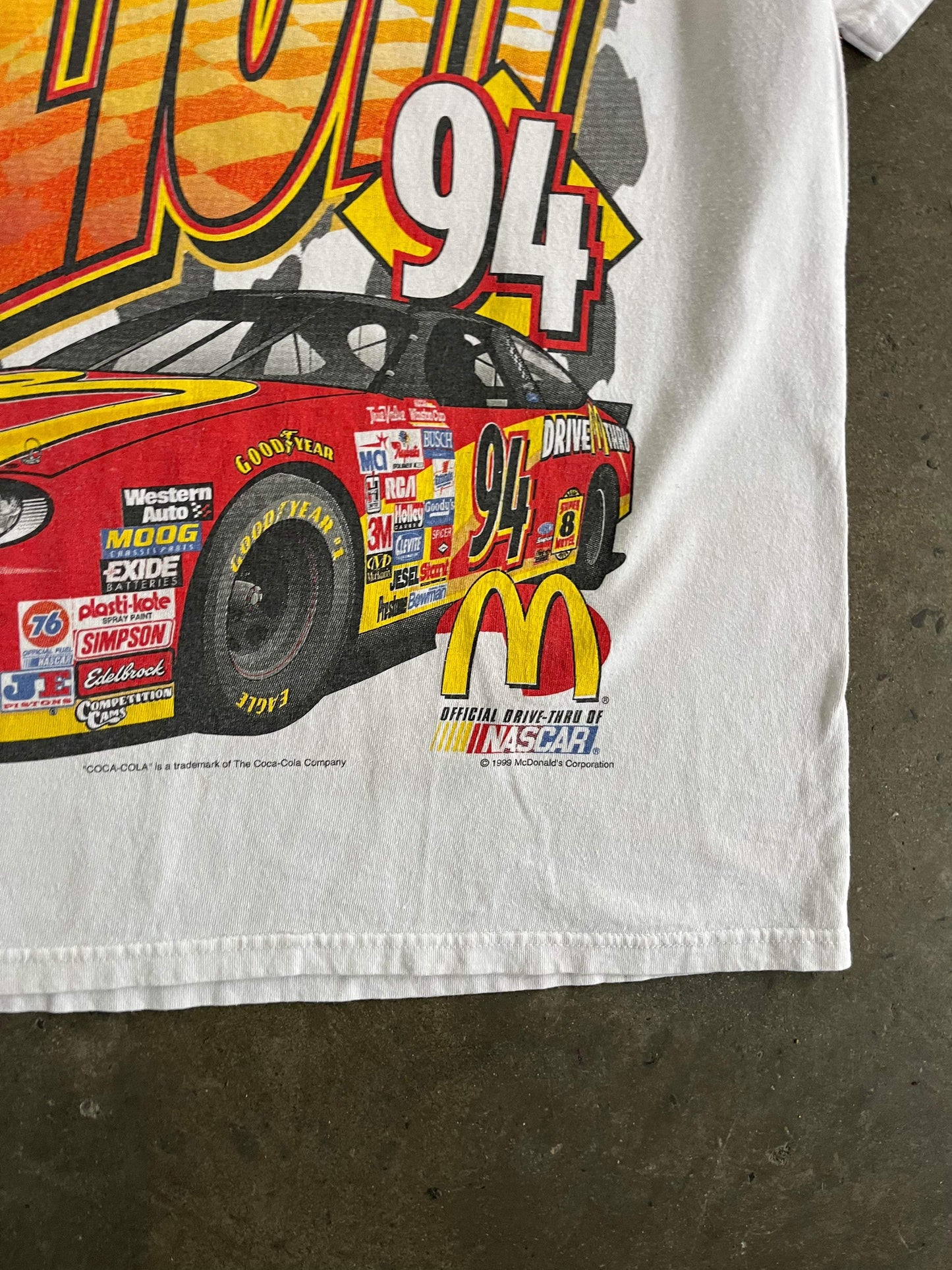 (L/XL) 1999 McDonalds Nascar Tee