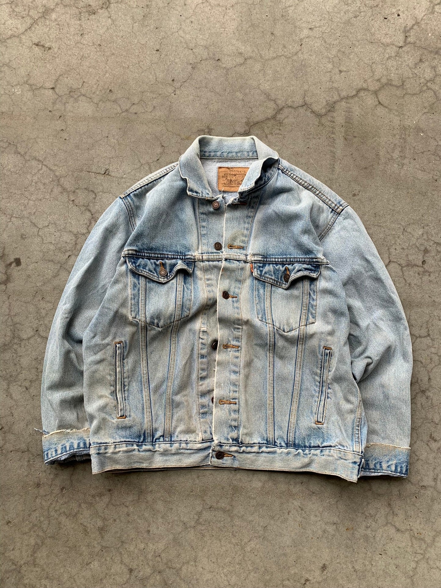 (XS) 90’s Levi Orange Tab Denim Jacket