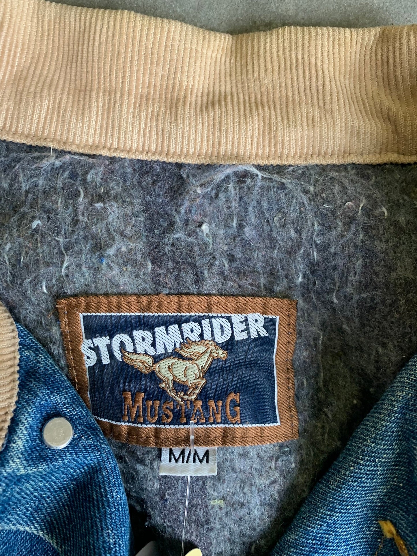 (M) Vintage Mustang Stormrider Denim Jacket