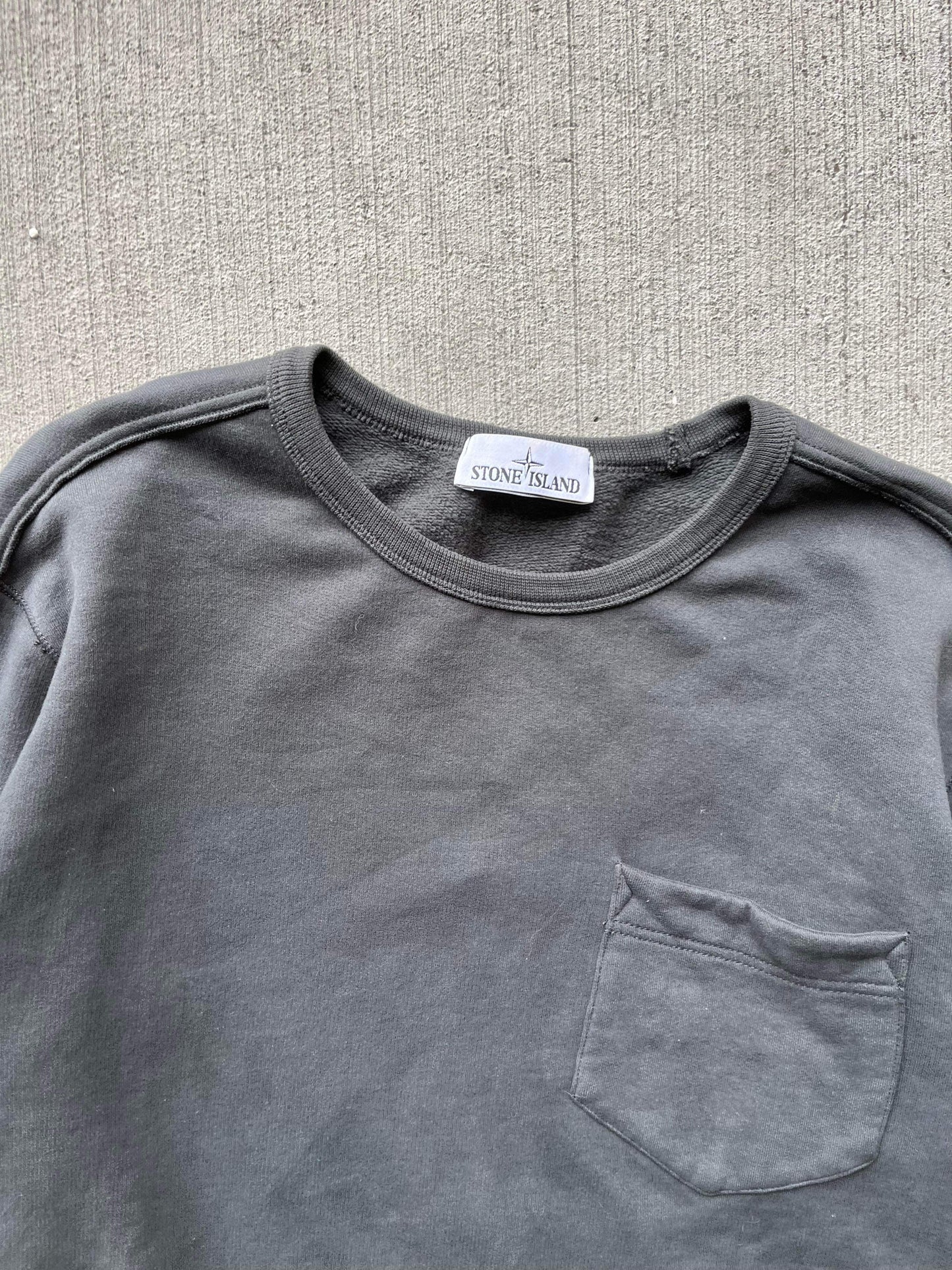 (XL) Sunfaded Stone Island Crewneck