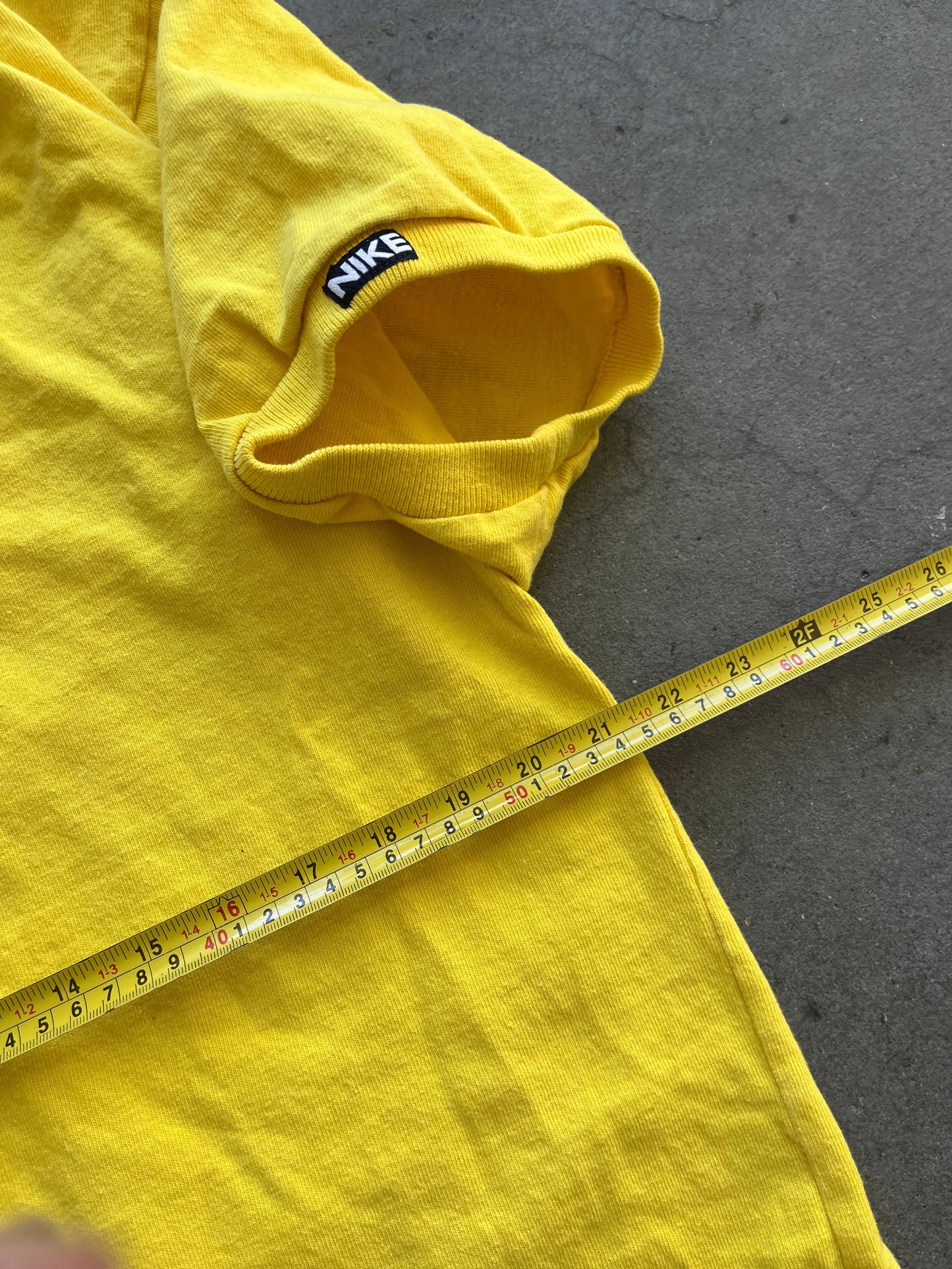 (M) 80s Nike Yellow Polo ~