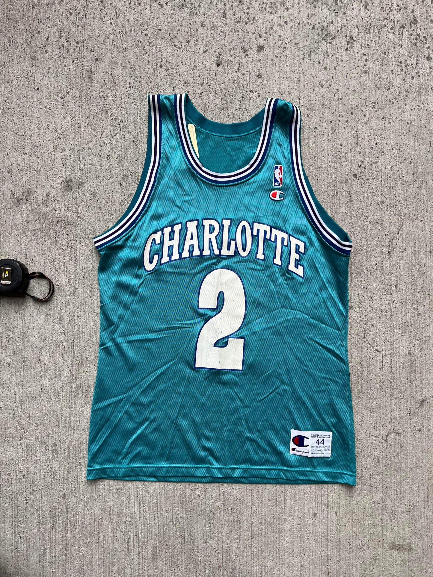 (XL) 90’s Champion Larry Johnson Jersey ~