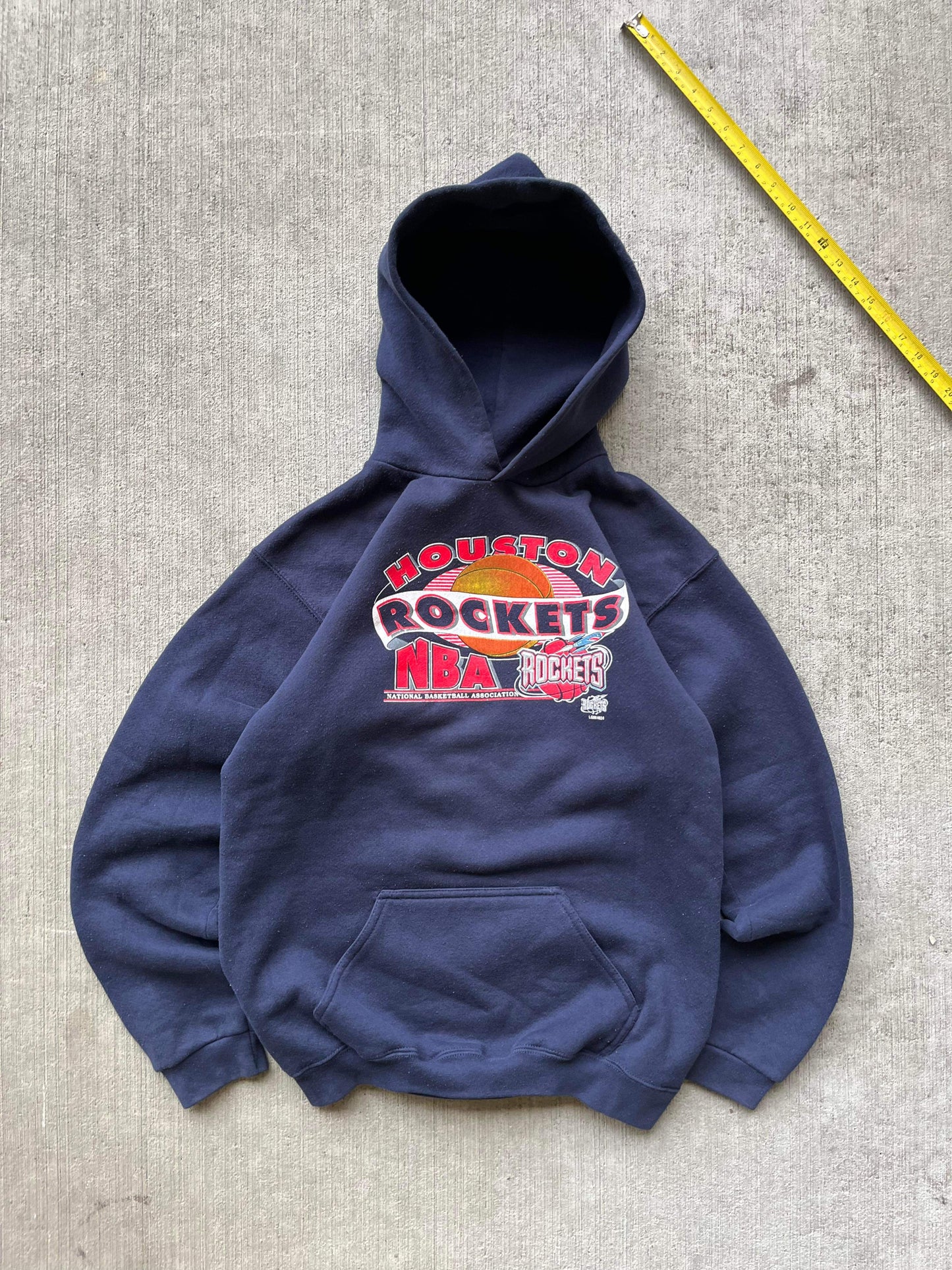 (L) 90’s Logo 7 Houston Rockets Hoodie