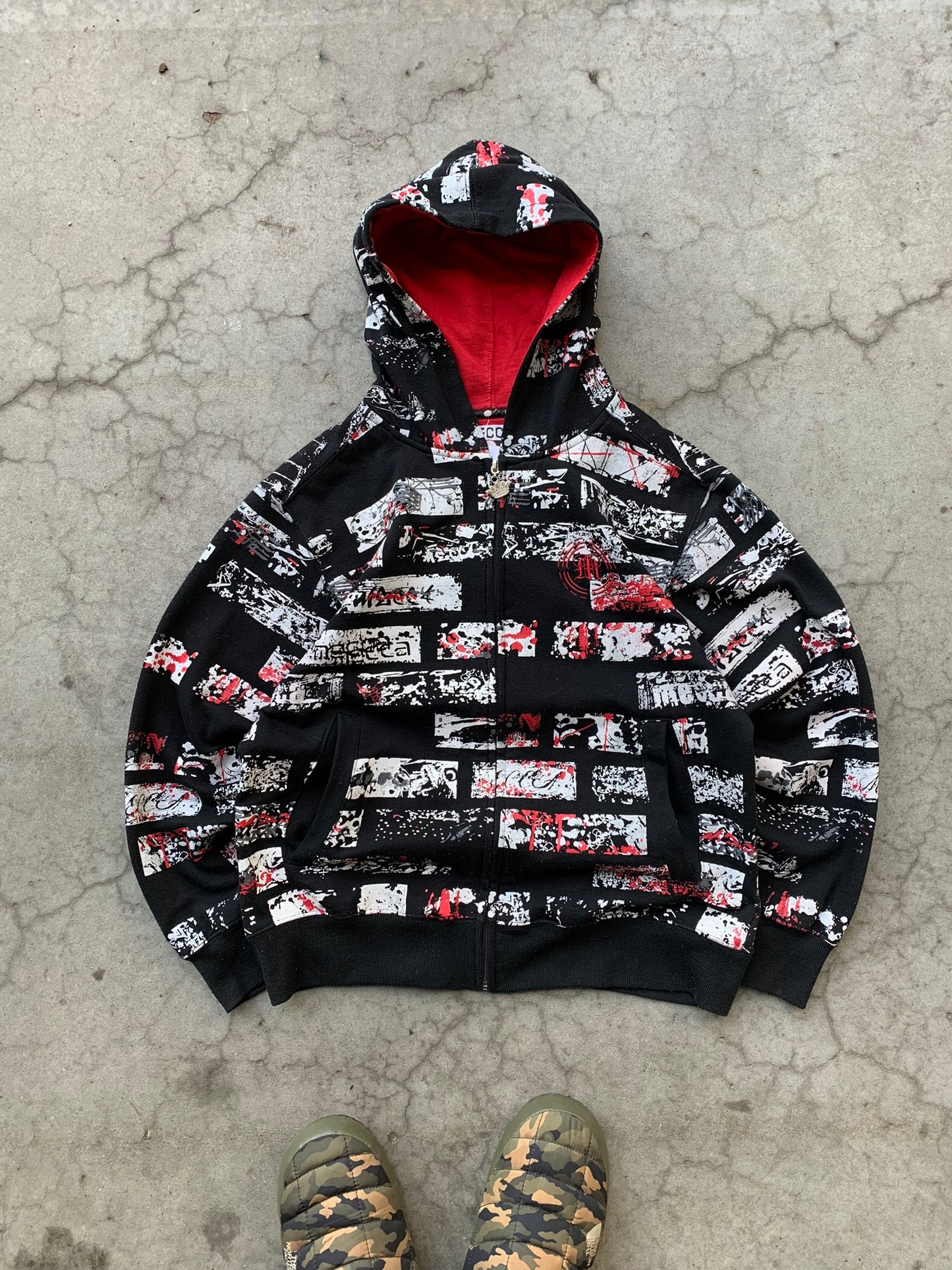 (S/M) Mecca All Over Print Hoodie