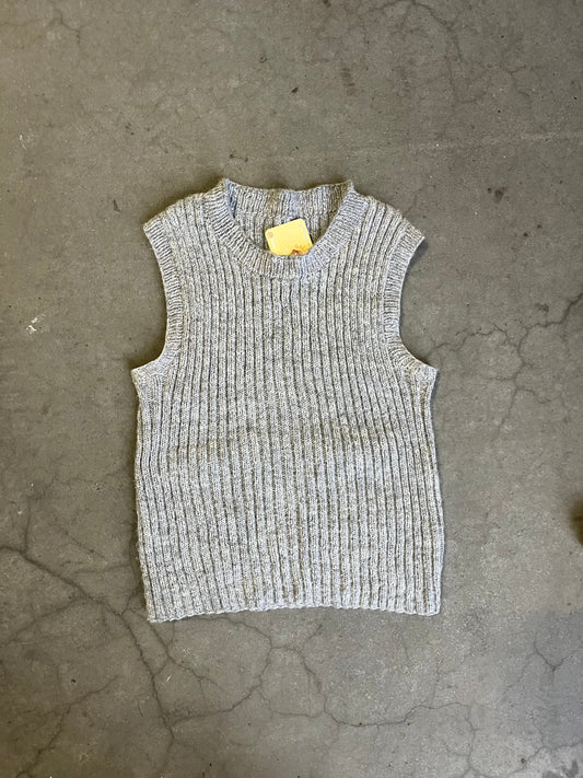 (XS) Vintage Wool Vest ~
