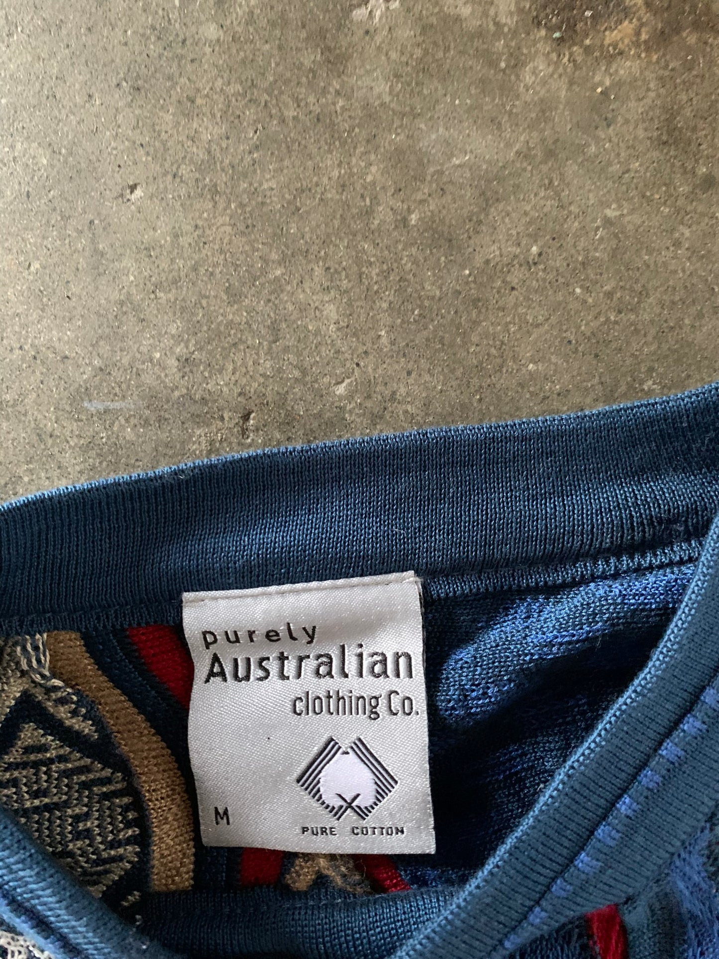 (S/M) Purely Australian 3D Coogi Style Knit