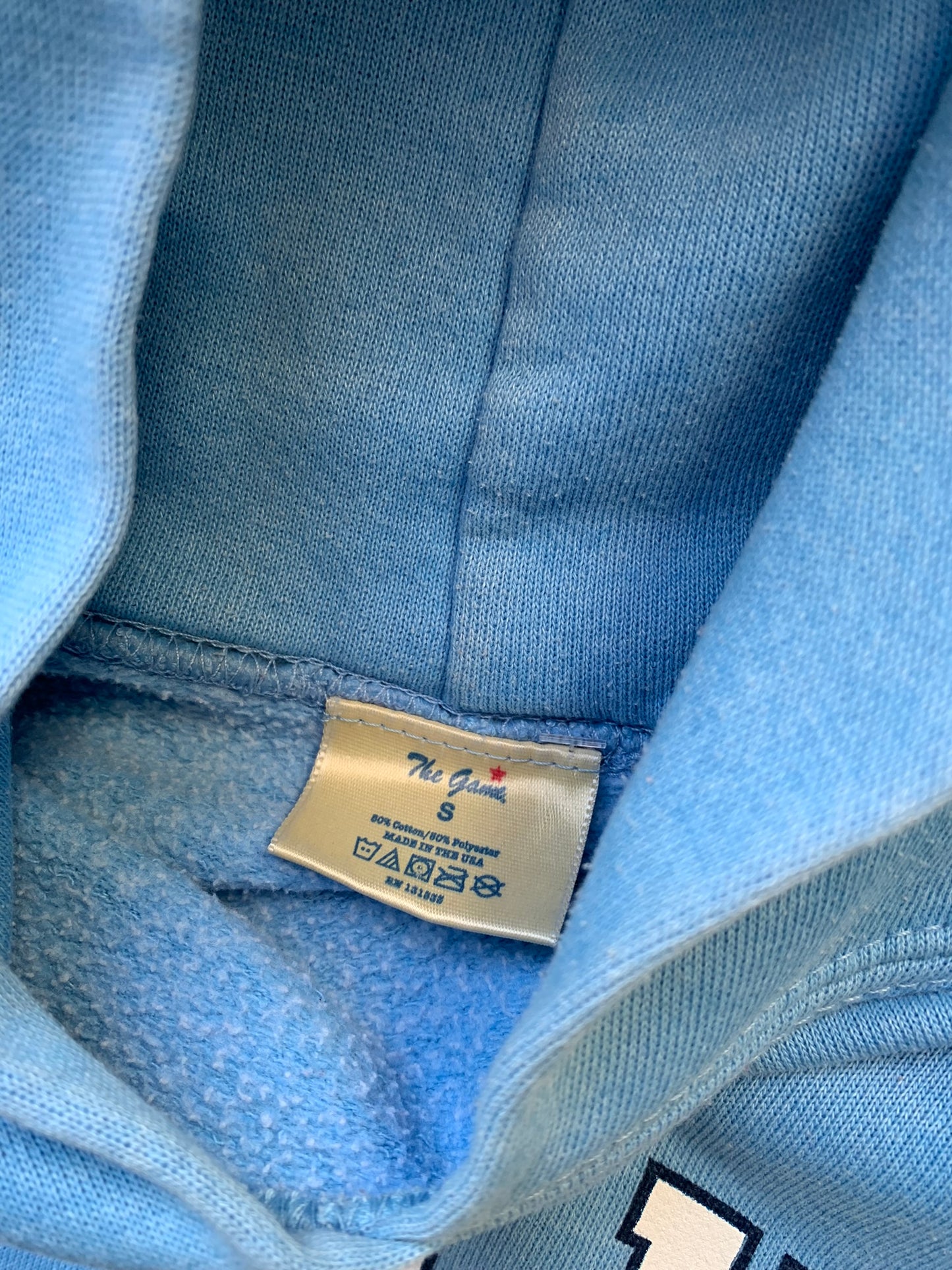 (S) 90’s Baby Blue UNC Collegiate Hoodie