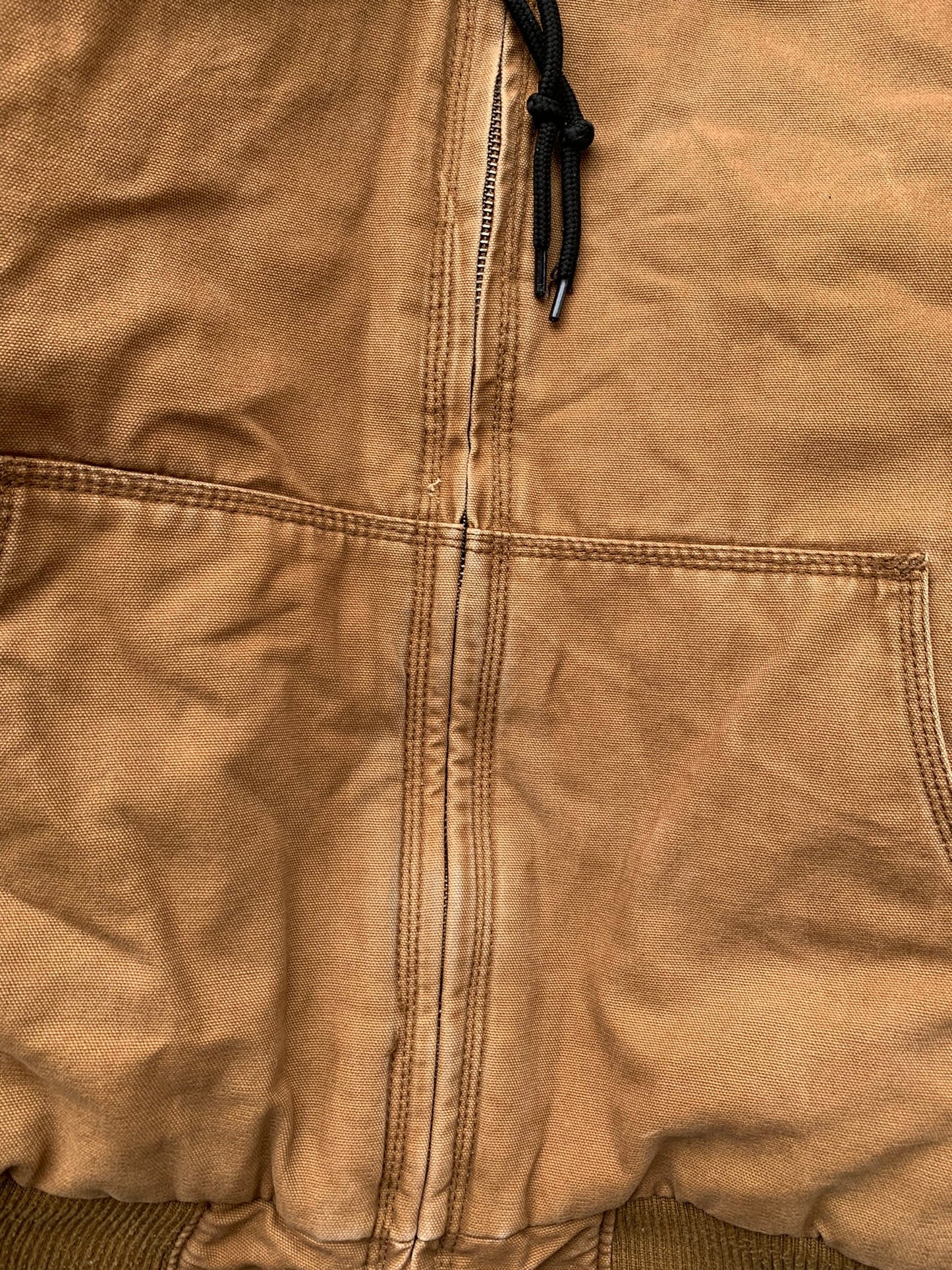 (L) Vintage Hooded Workwear Jacket