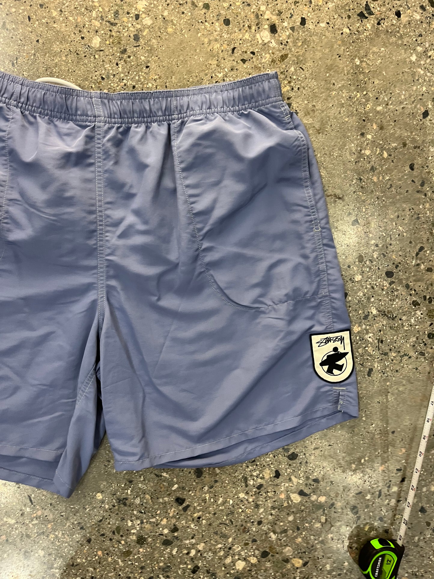 (XL) Stussy Skate Patch Track Shorts