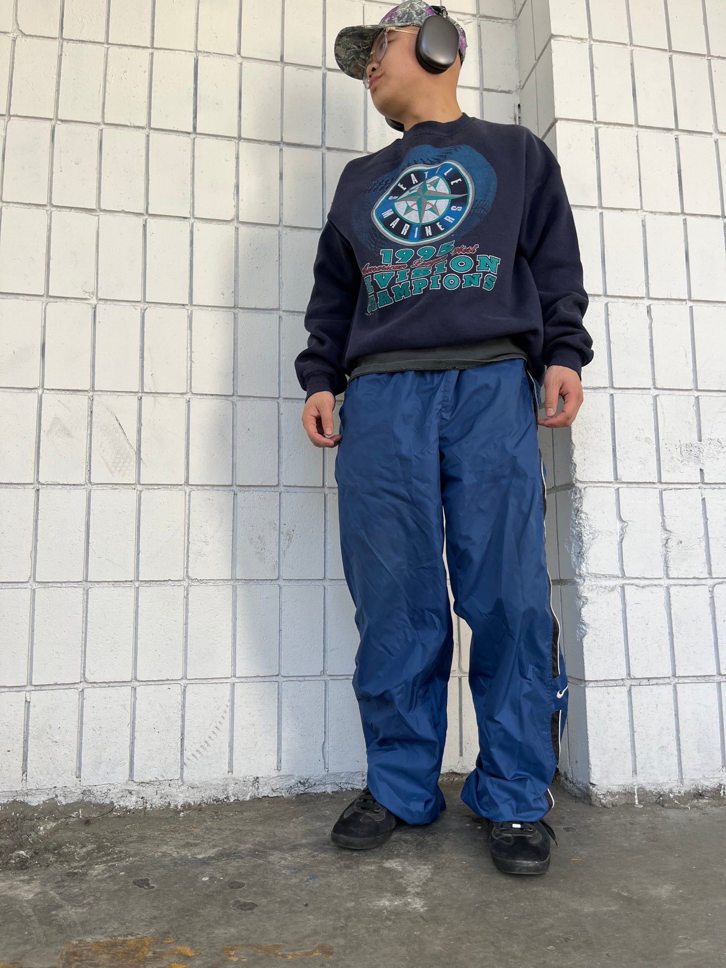 (M) Vintage Nike Windbreaker Pants