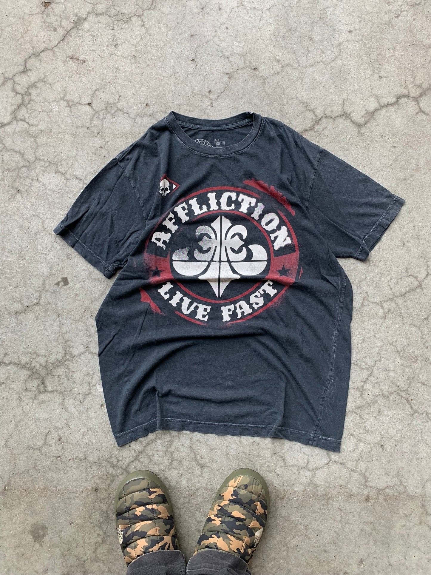 (L) Affliction Live Fast Tee