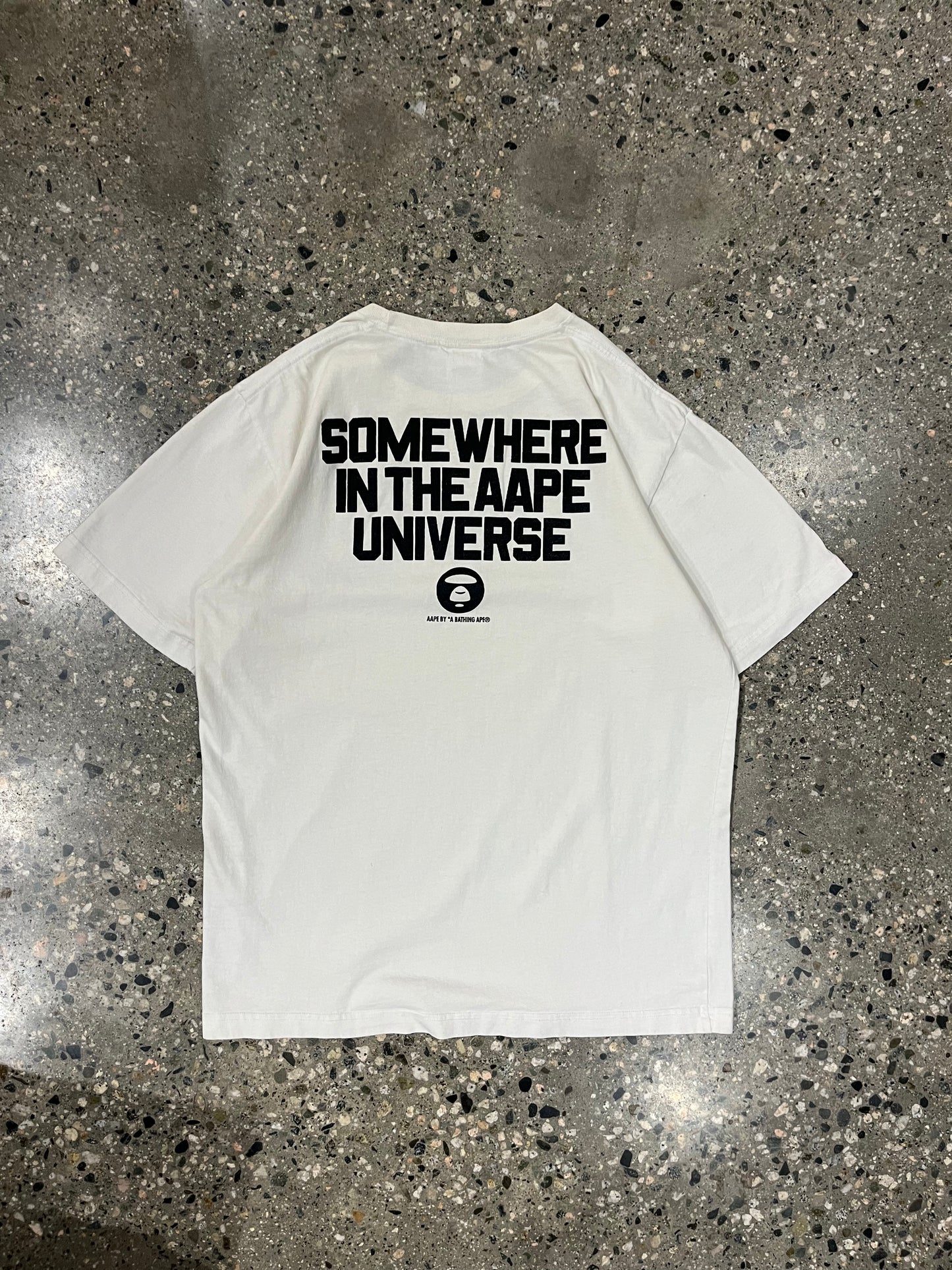 (L) Aape Logo Graphic T-Shirt