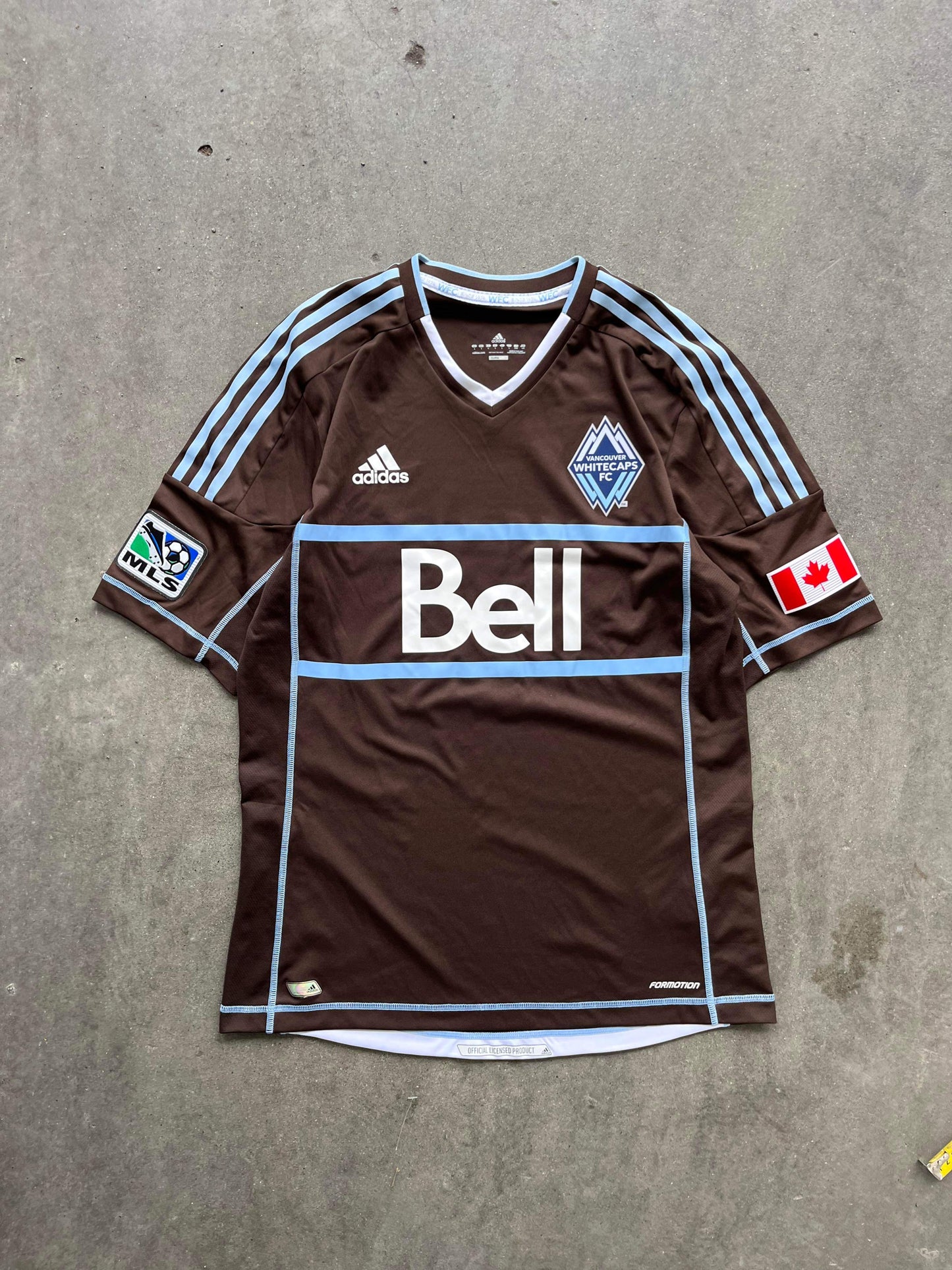 (L) Vancouver Whitecaps MLS Brown Kit