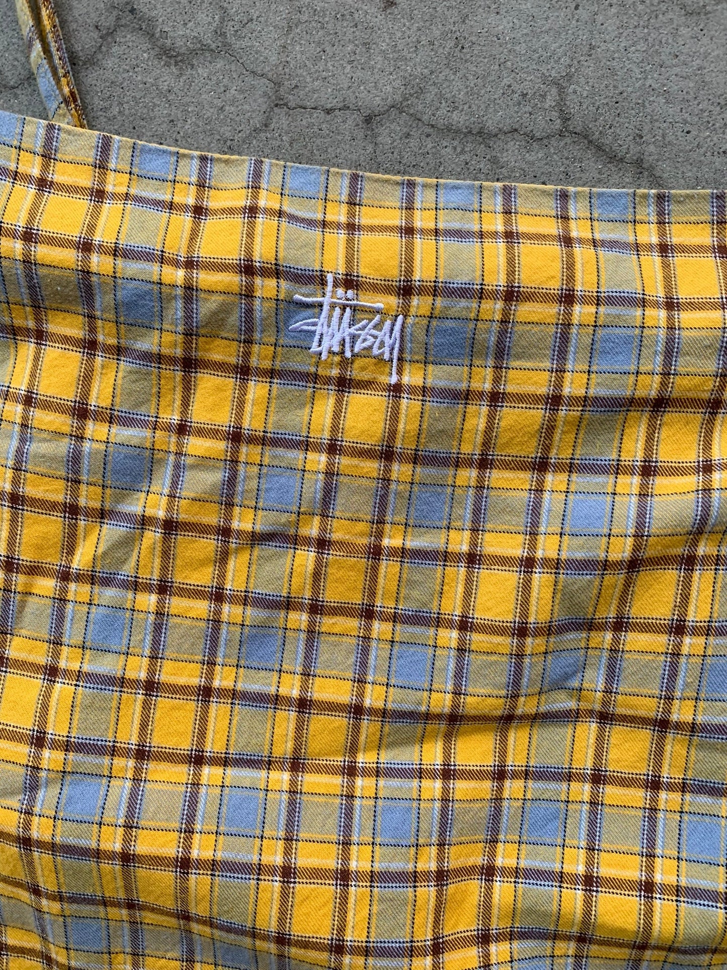 (L) Stussy Plaid Dress