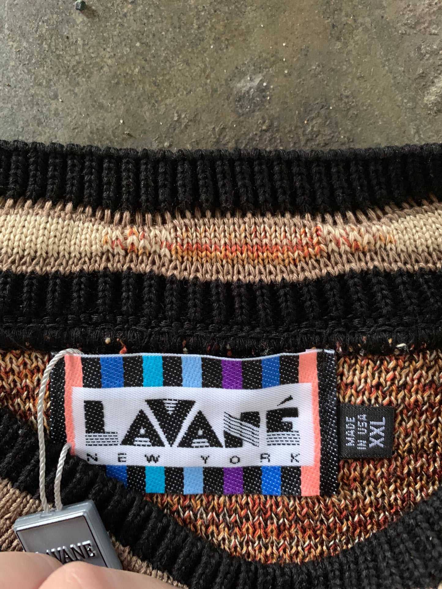 (2X) 90s Deadstock Lavane Coogi Style Knits