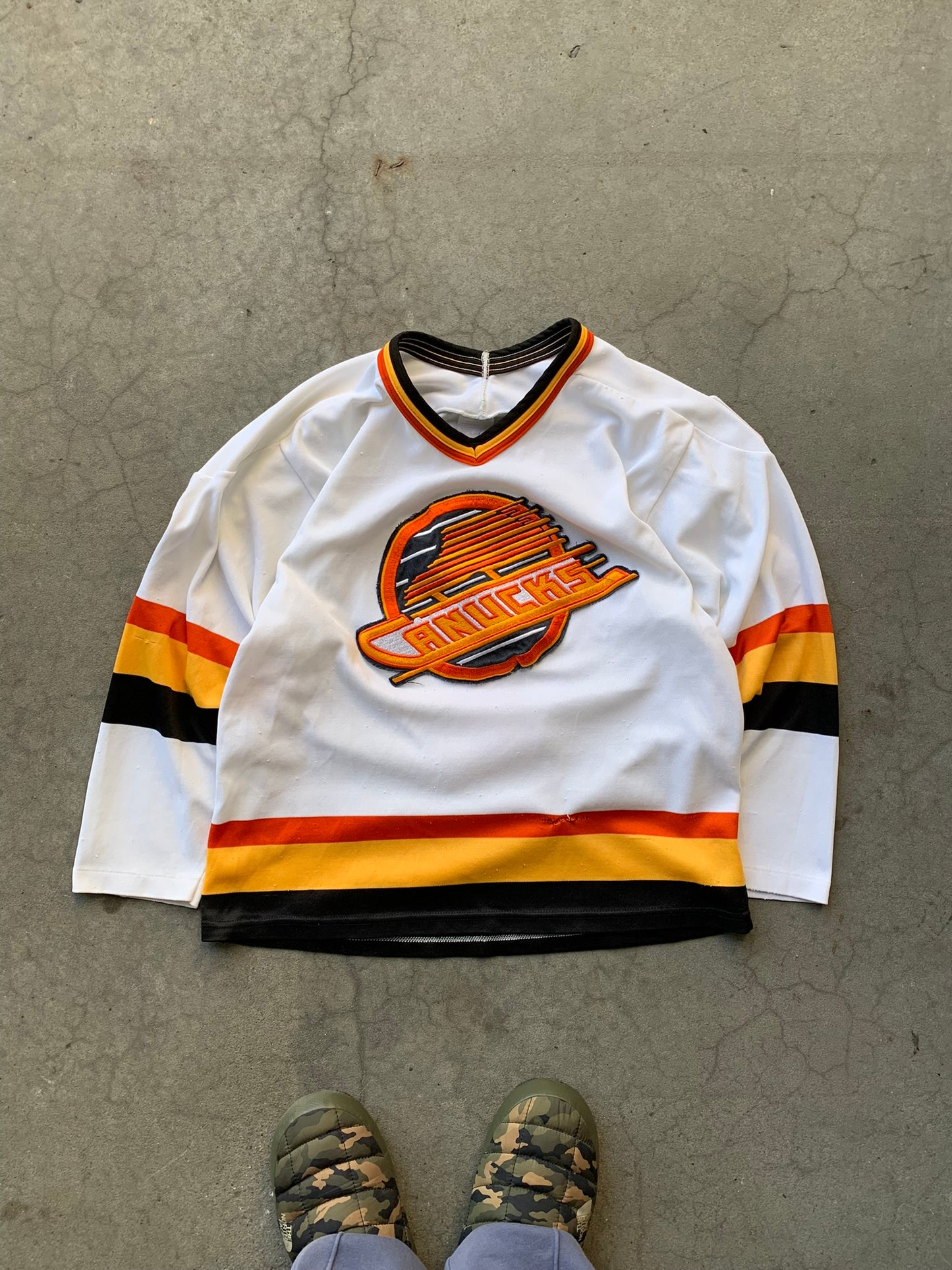 (S) 1990 Vancouver Canucks Jersey