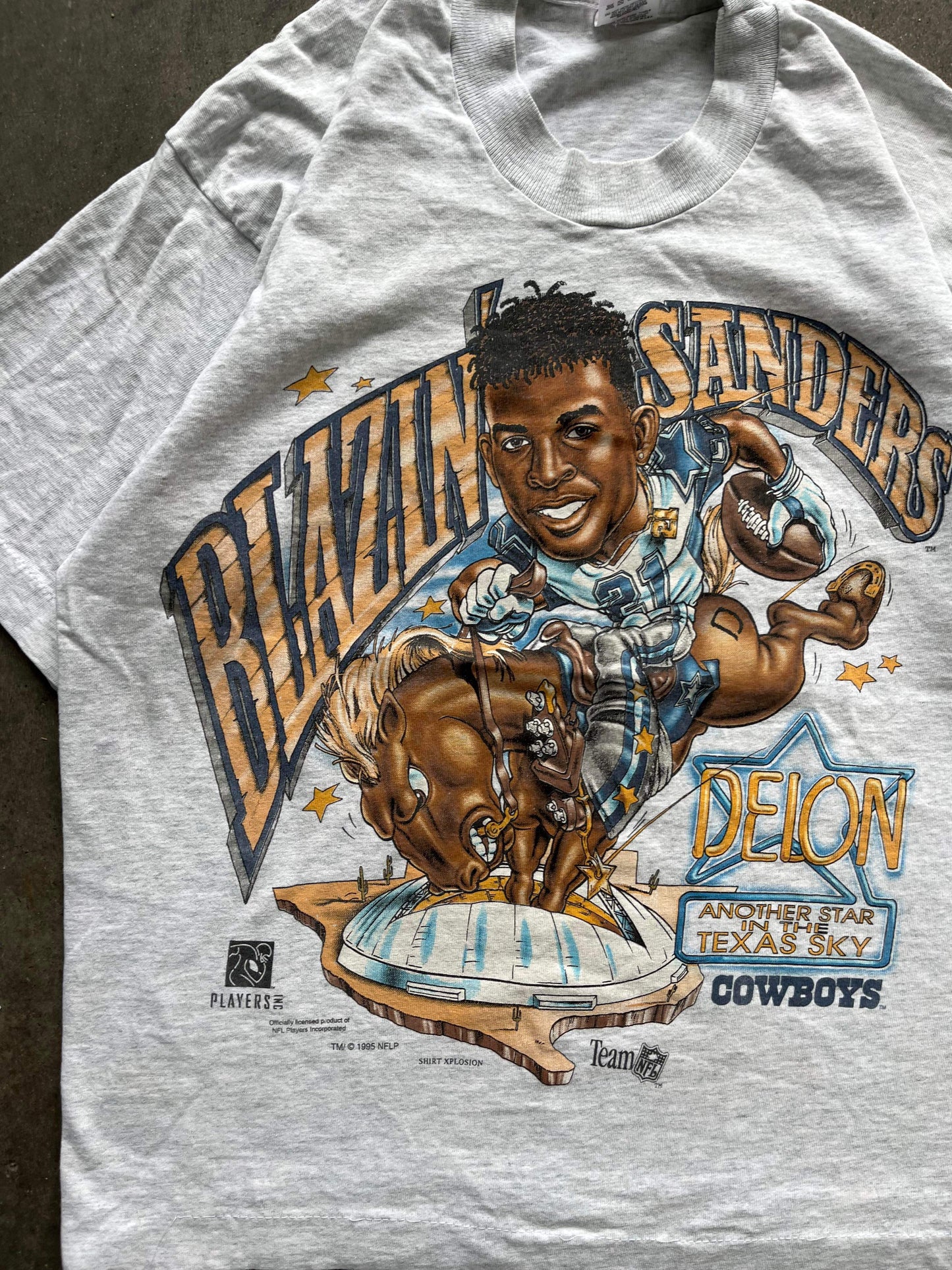 (M) 1995 Deion Sanders Dallas Cowboys Tee