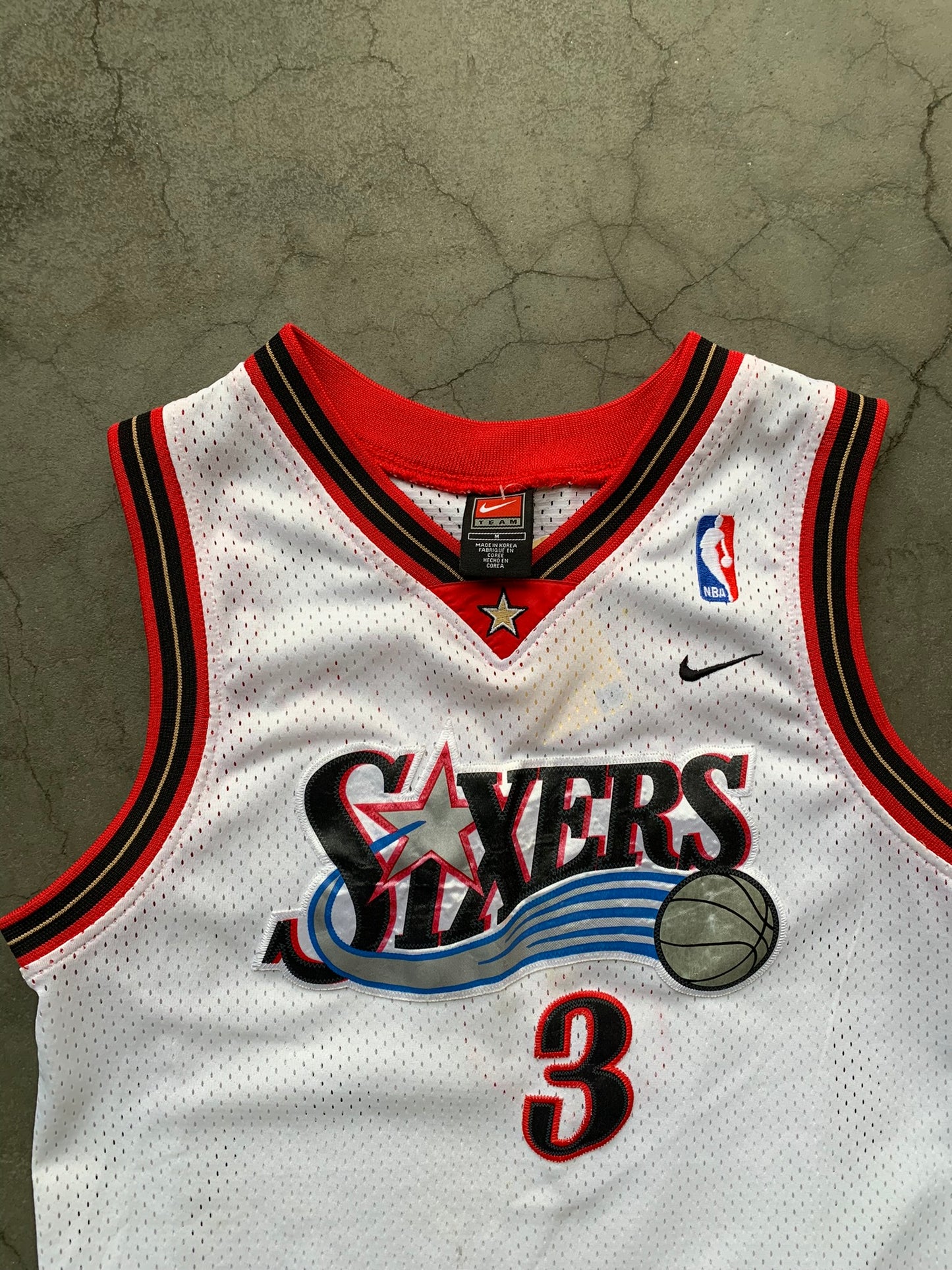 (S) 90’s Nike Allen Iverson 76ers Jersey