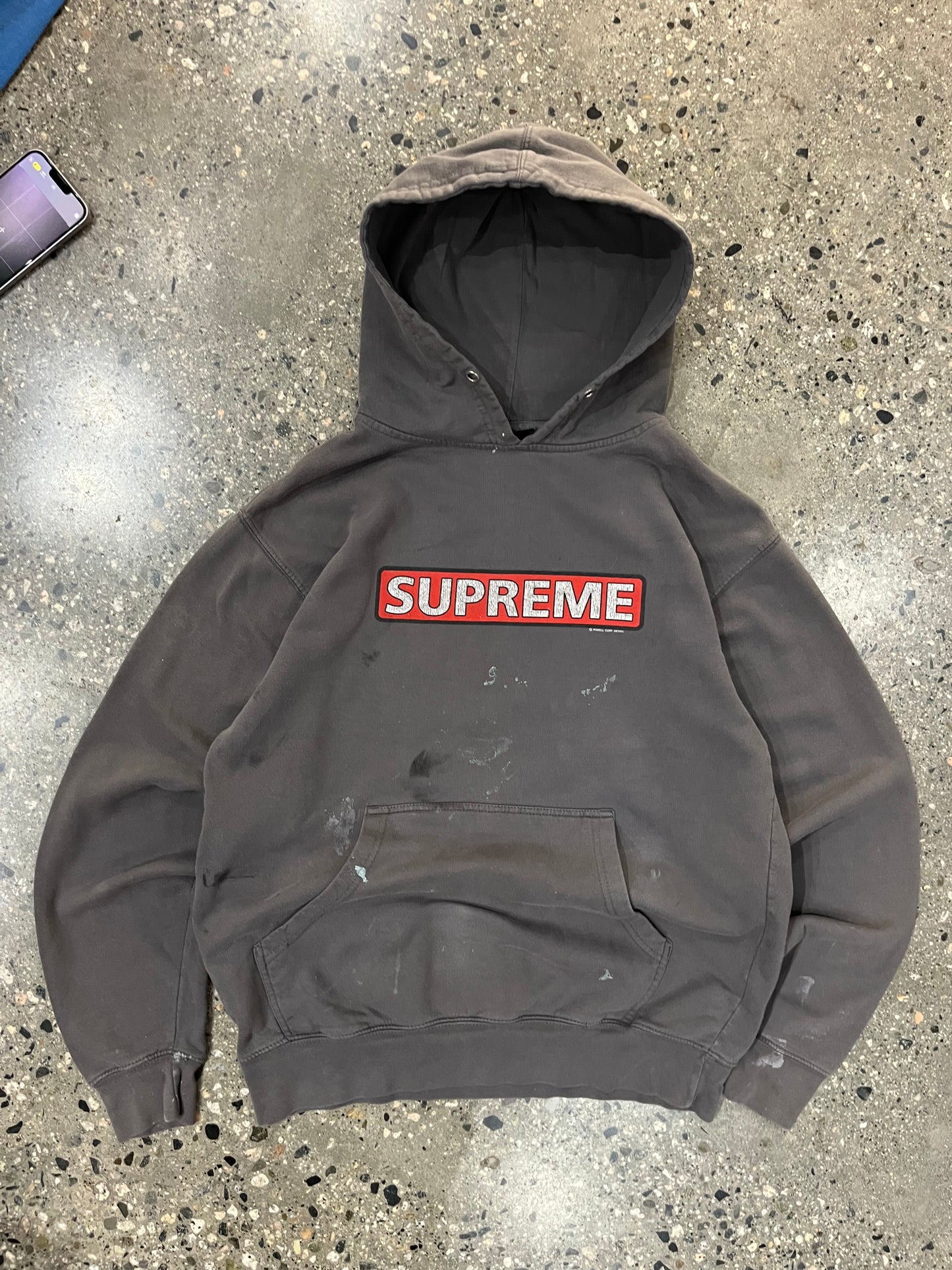 (L) Supreme x Powell Peralta Graphic Logo Hoodie