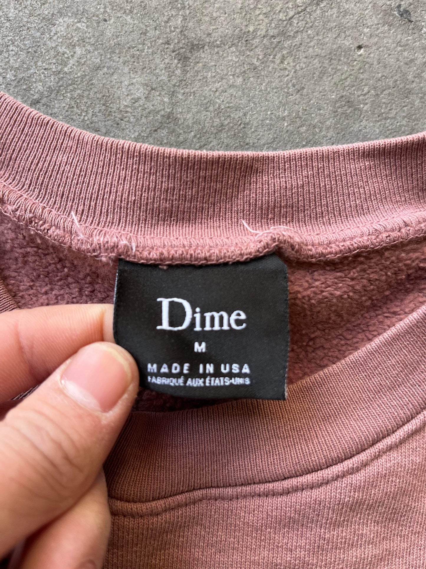 (M/L) Dime Rose Crewneck