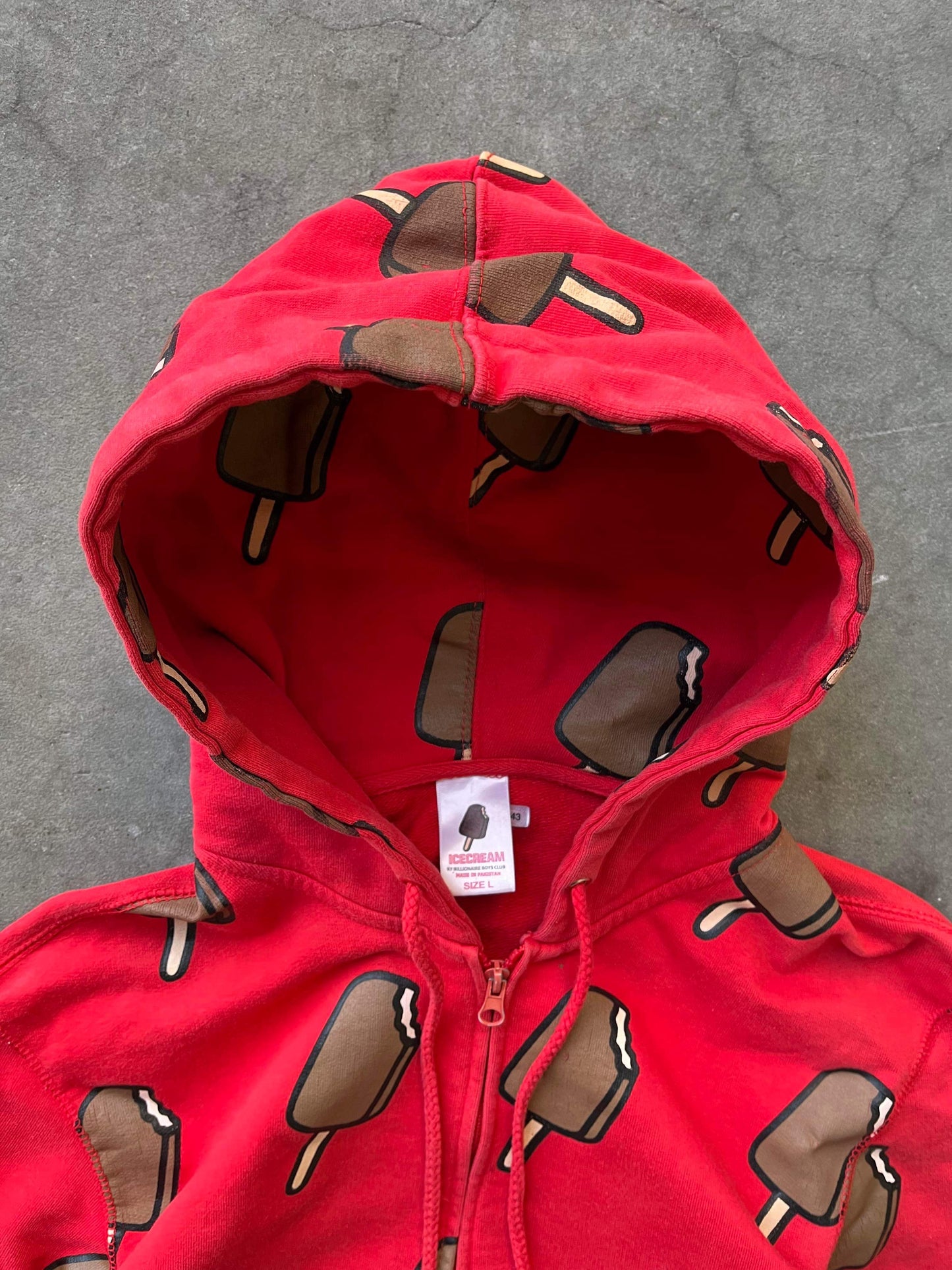 (L) BBC Icecream Zip Up Hoodie