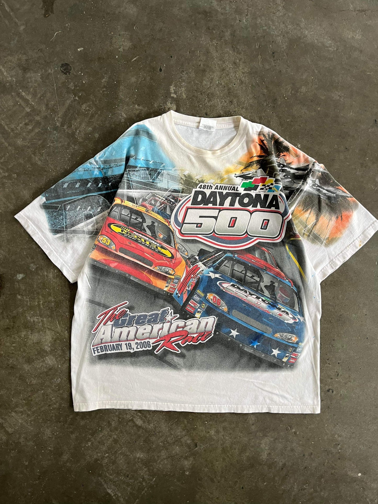 (XL) 2006 Daytona 500 Nascar All Over Print