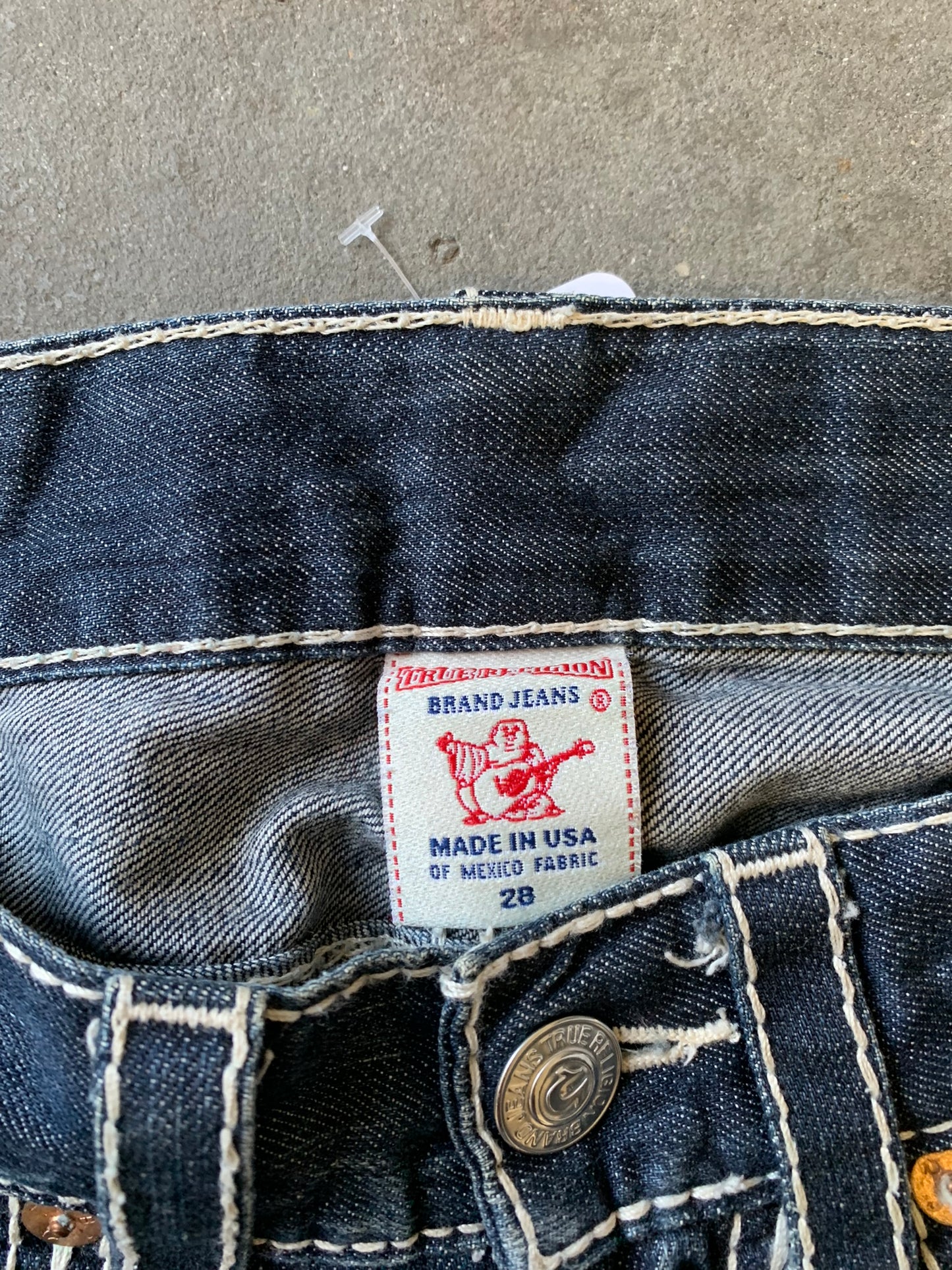 (28”) True Religion Contrast Denim