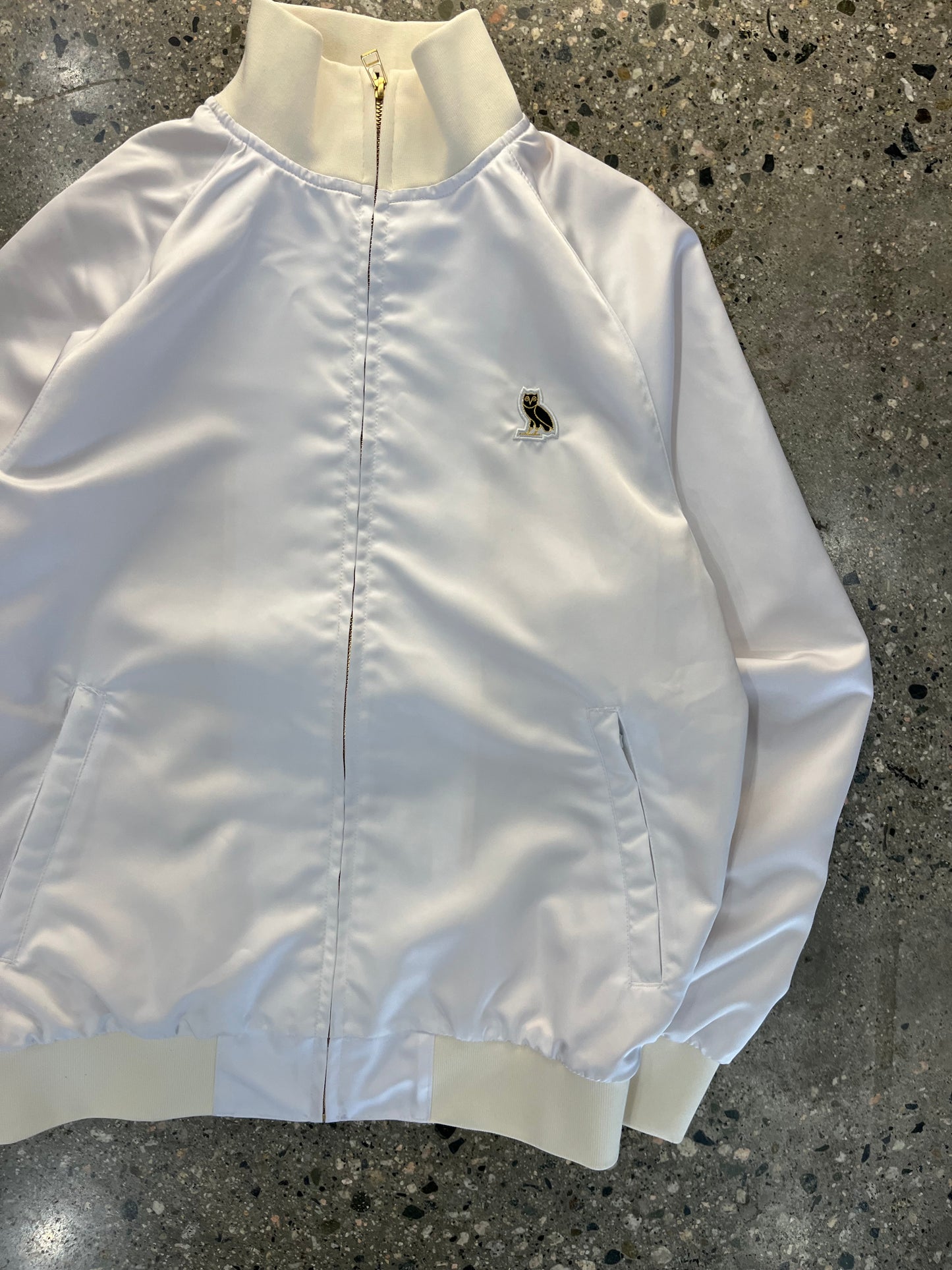 00's OVO White/Gold Track Jacket