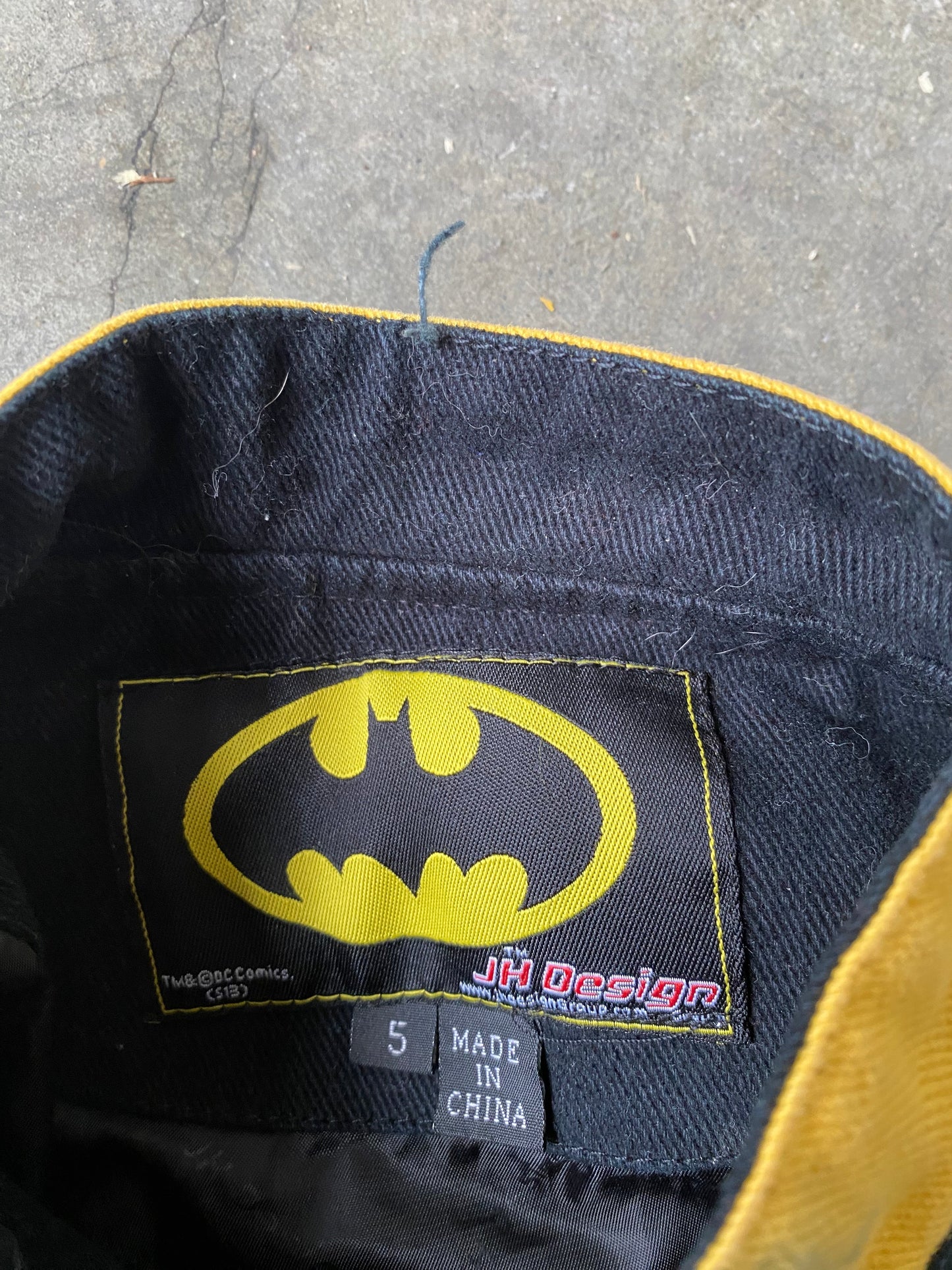 (Kids Size 5) Jeff Hamilton Batman Racing Jacket