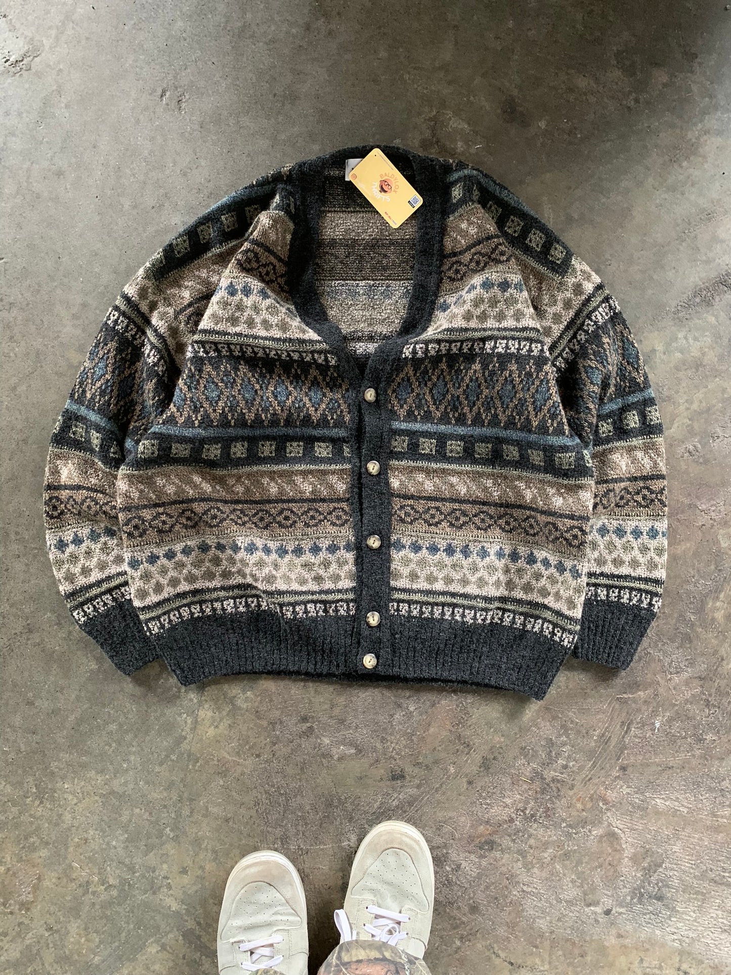 (L/XL) Vintage Made in Italy Knit Cardigan