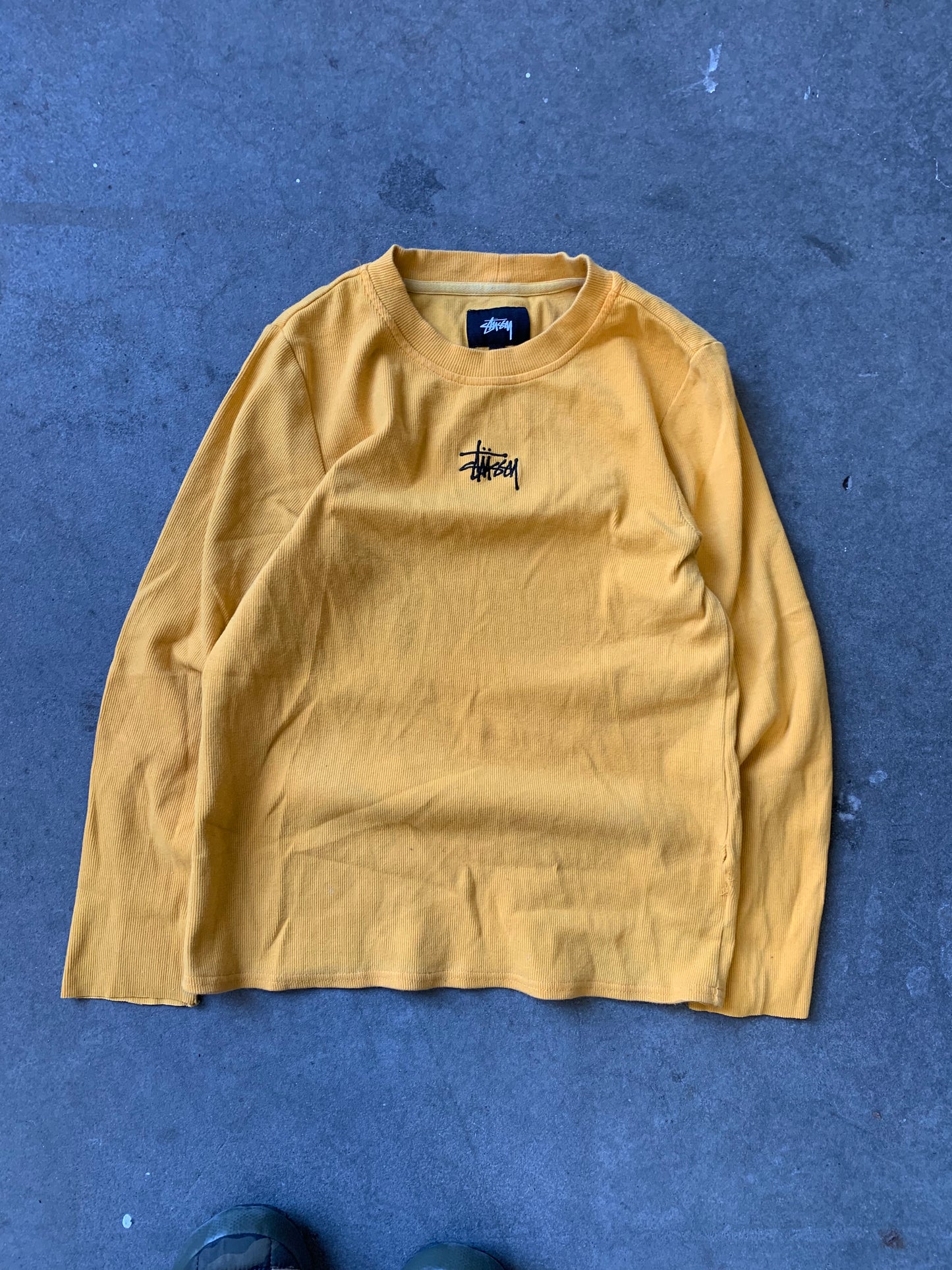 (S) Stussy Yellow Thermal LS