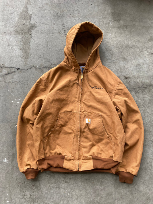 (M) 90’s Carhartt Made in USA Hooded Jacket