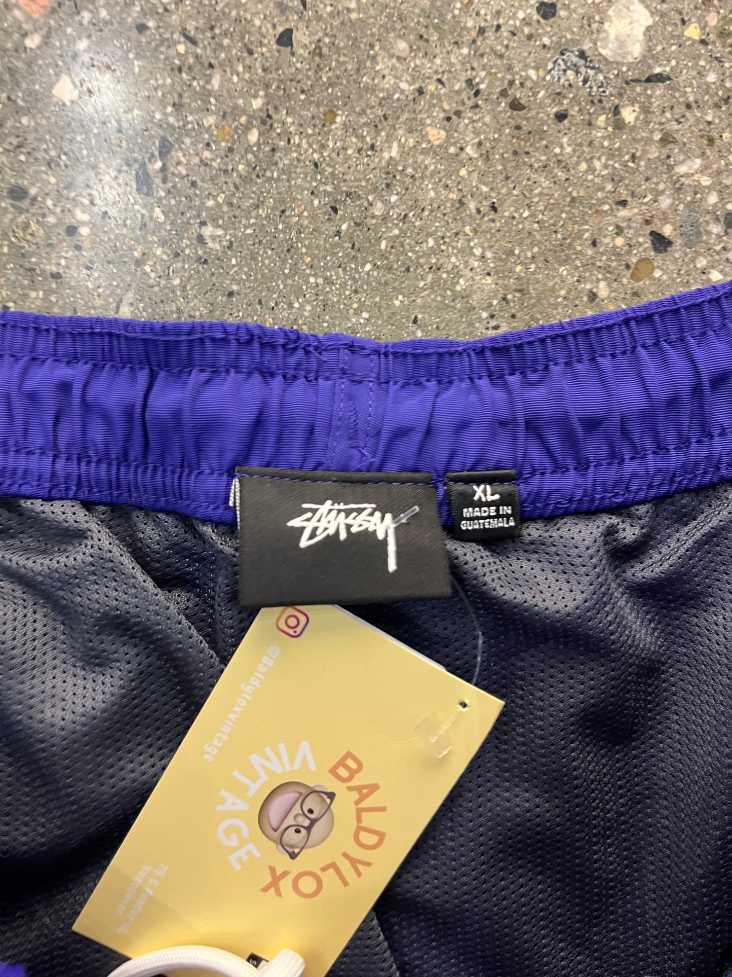 (XL) Stussy Double S Graphic Track Shorts