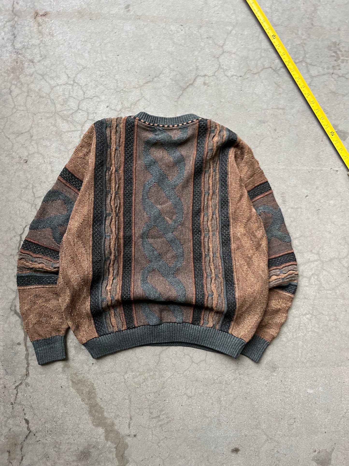 (S) 90s Tosani Textured Earth tone Knit