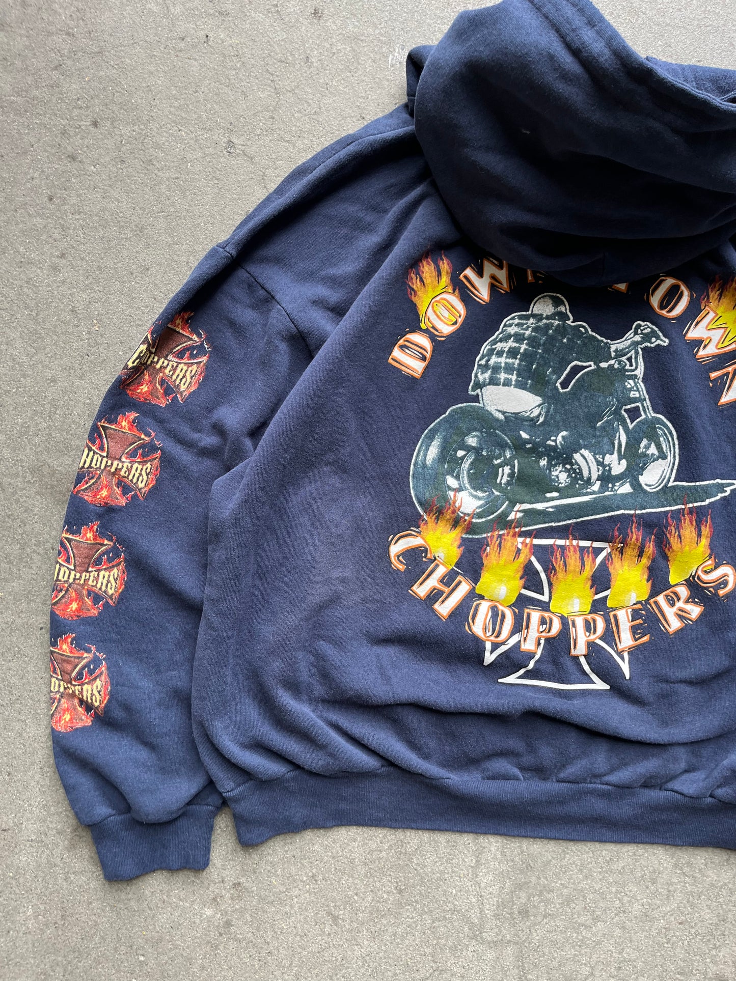 (S/M) 90s Choppers Hoodie Boxy