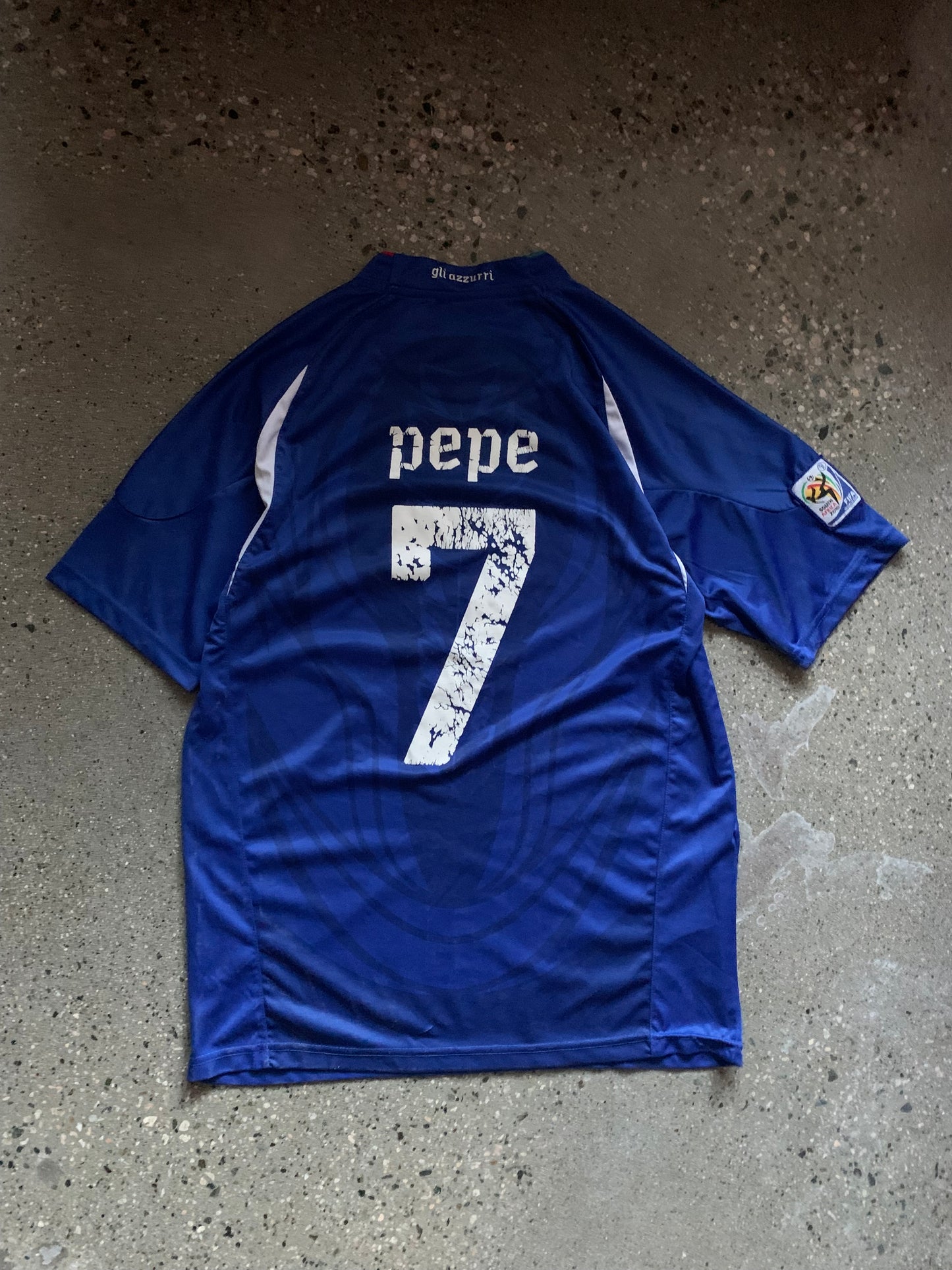 (M/L) Vintage Italy Pepe Soccer Kit