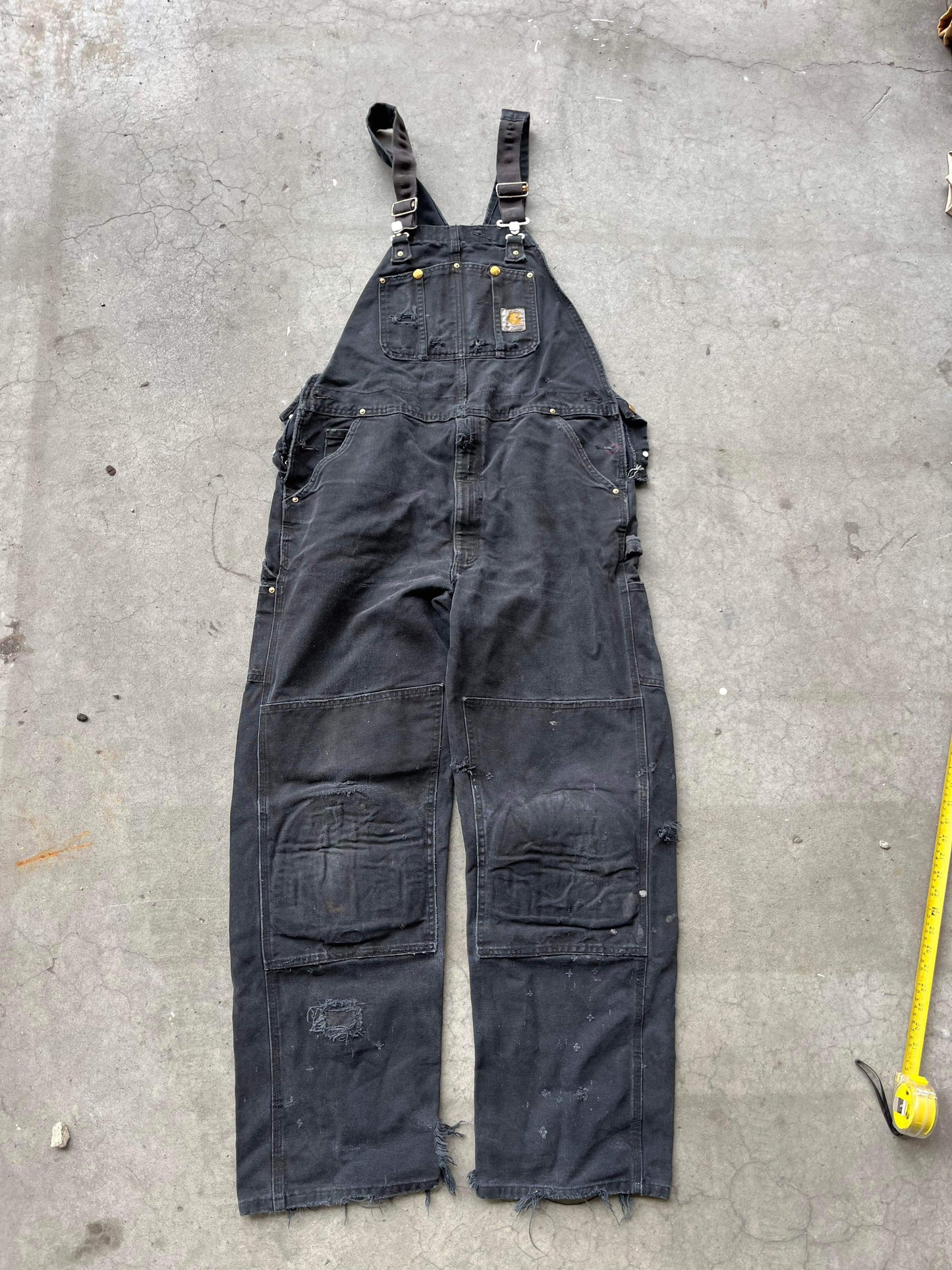 (36”) Distressed Carhartt Carpenter Overalls