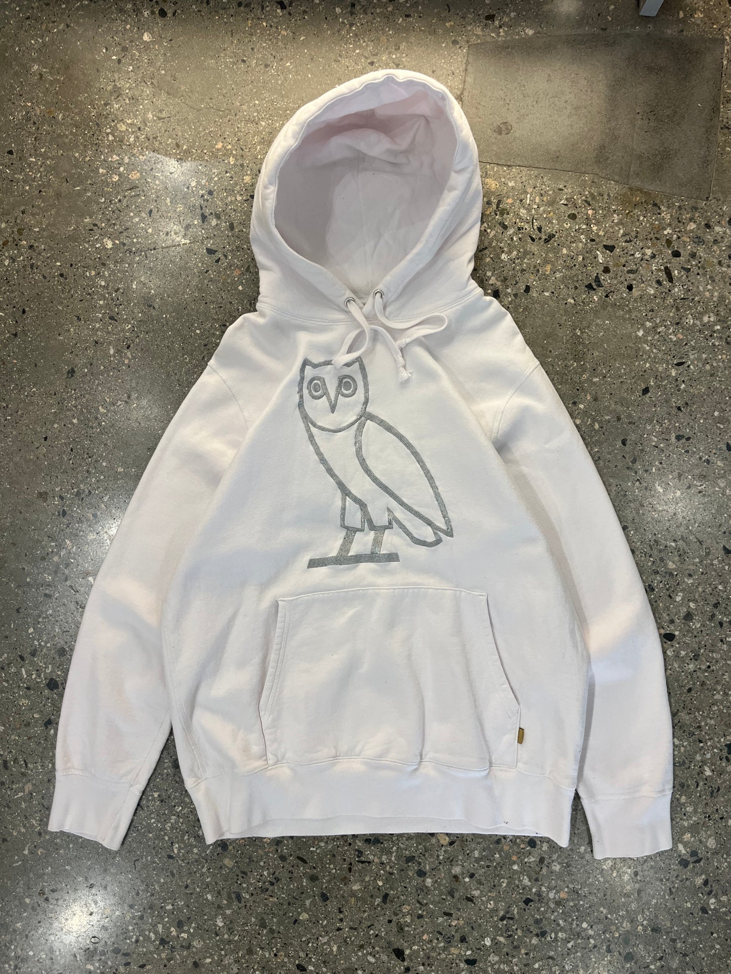 00's OVO Grey Owl Patch Hoodie