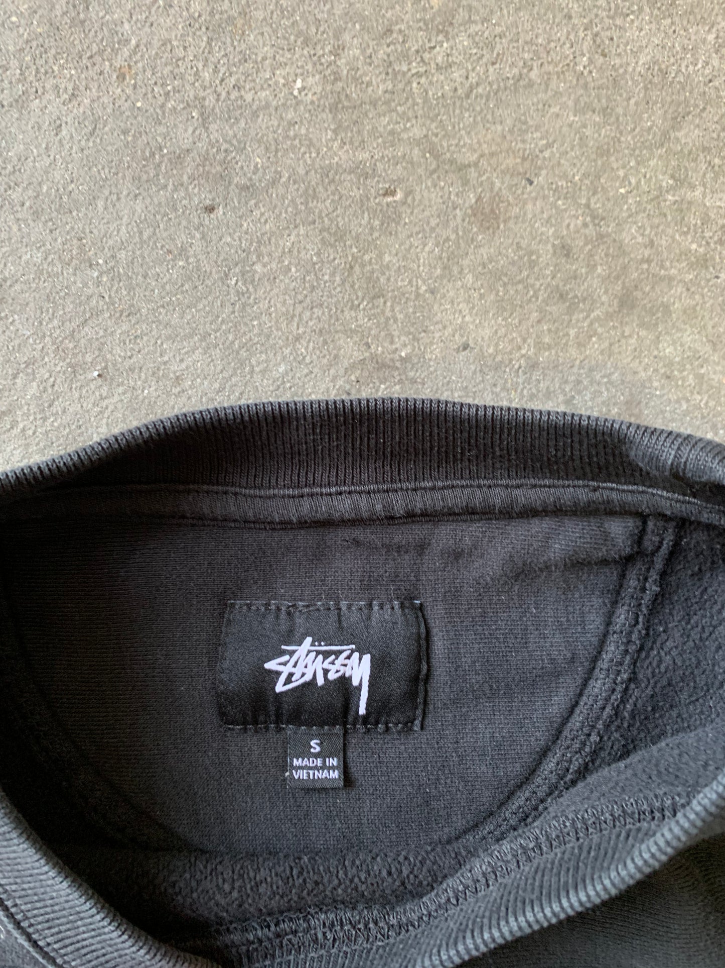 (S/M) Stussy Script Crewneck