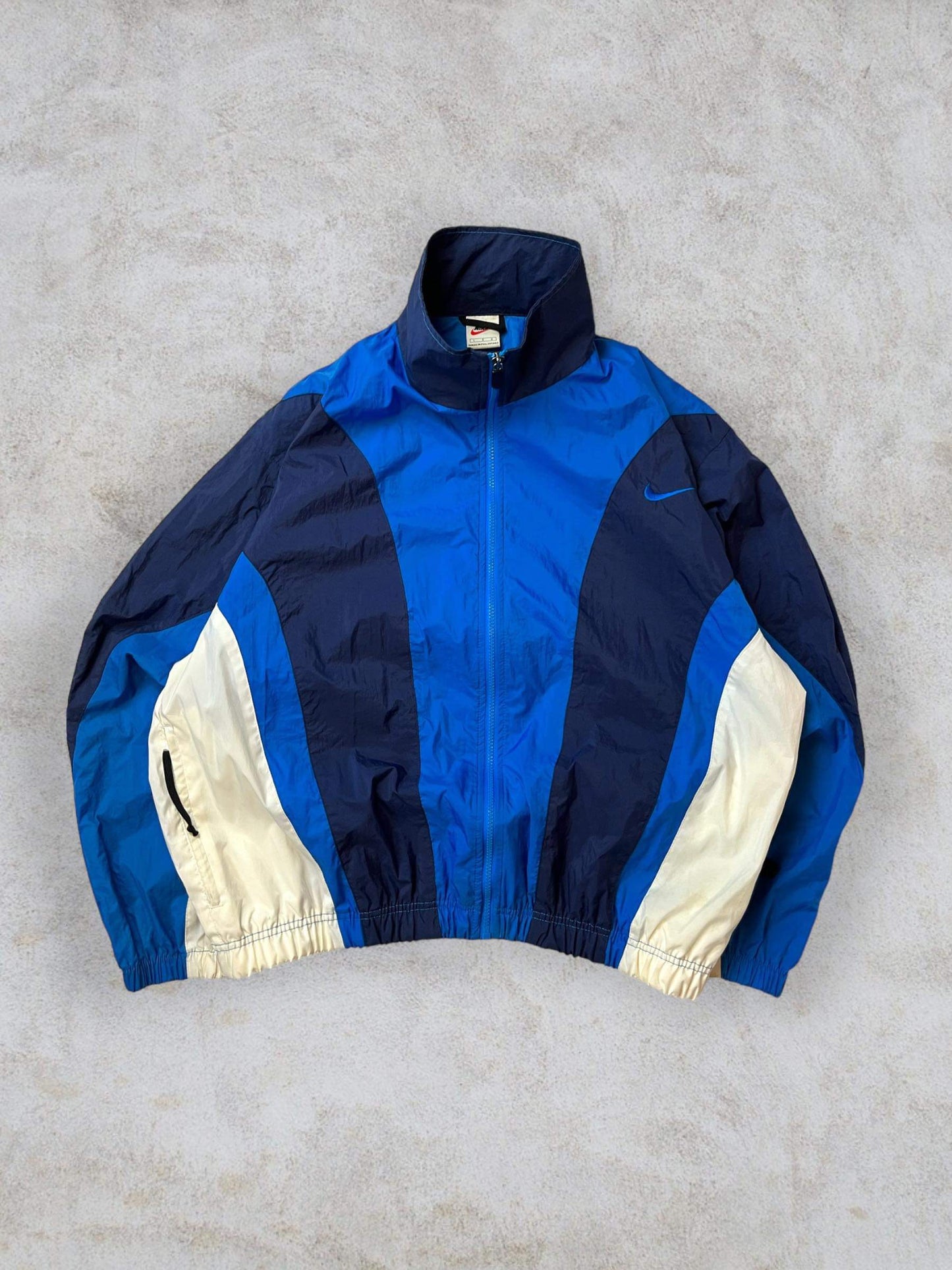 (L/XL) 90’s Nike ColorBlock Windbreaker