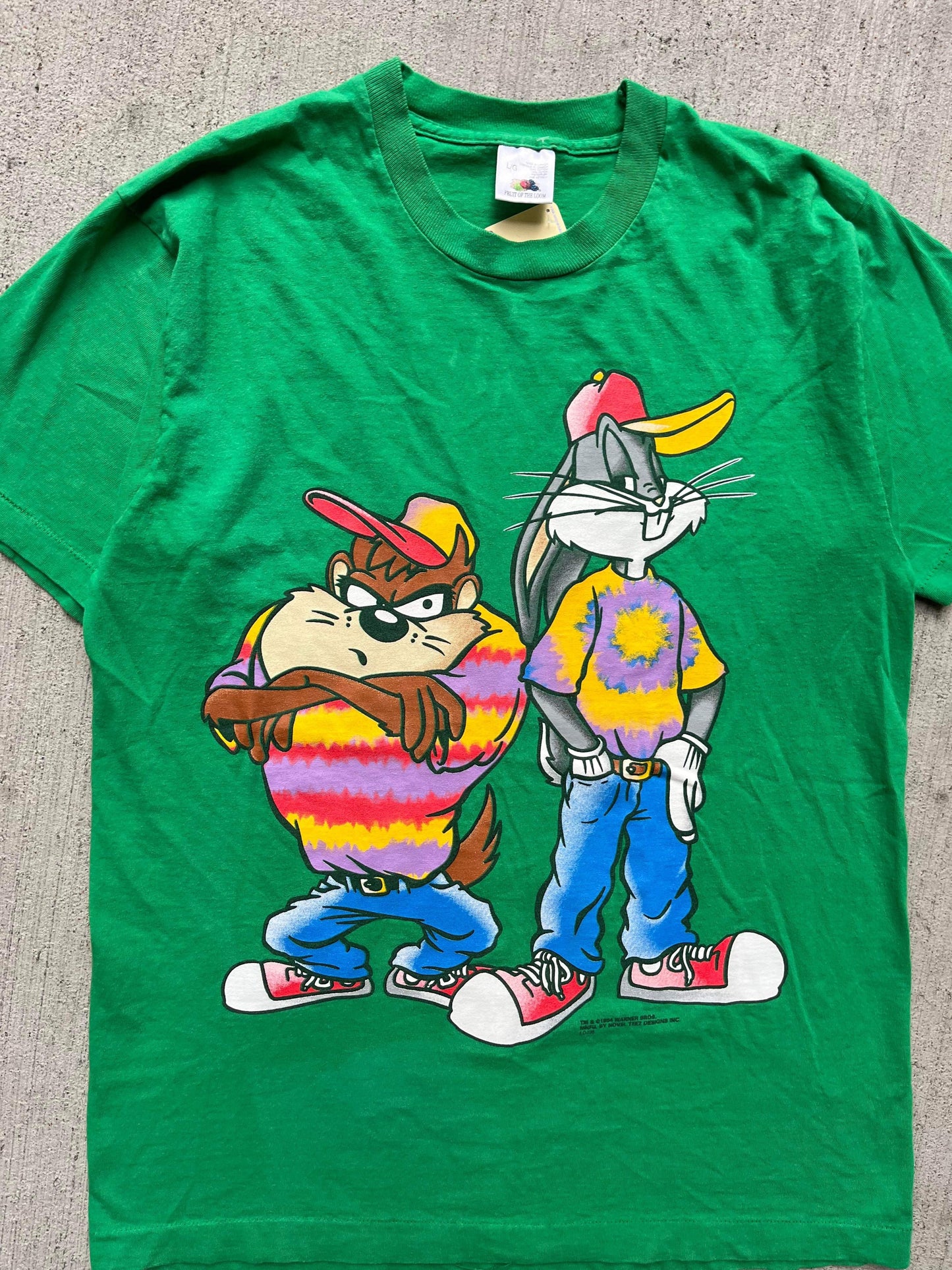 (L/XL) 1994 Looney Tunes Taz & Bugs Tee