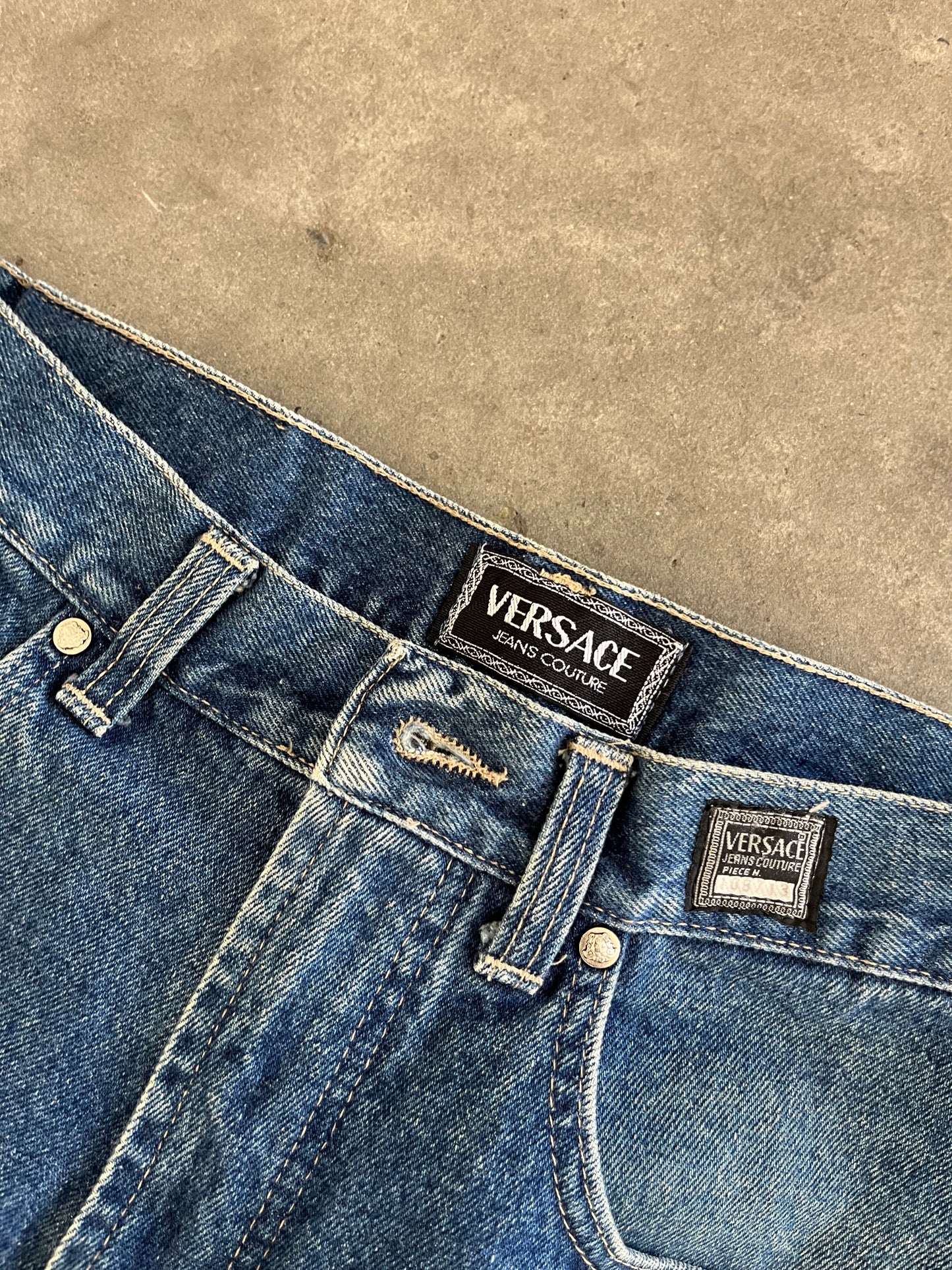 (W30”) ‘90s Versace Light Wash Denim