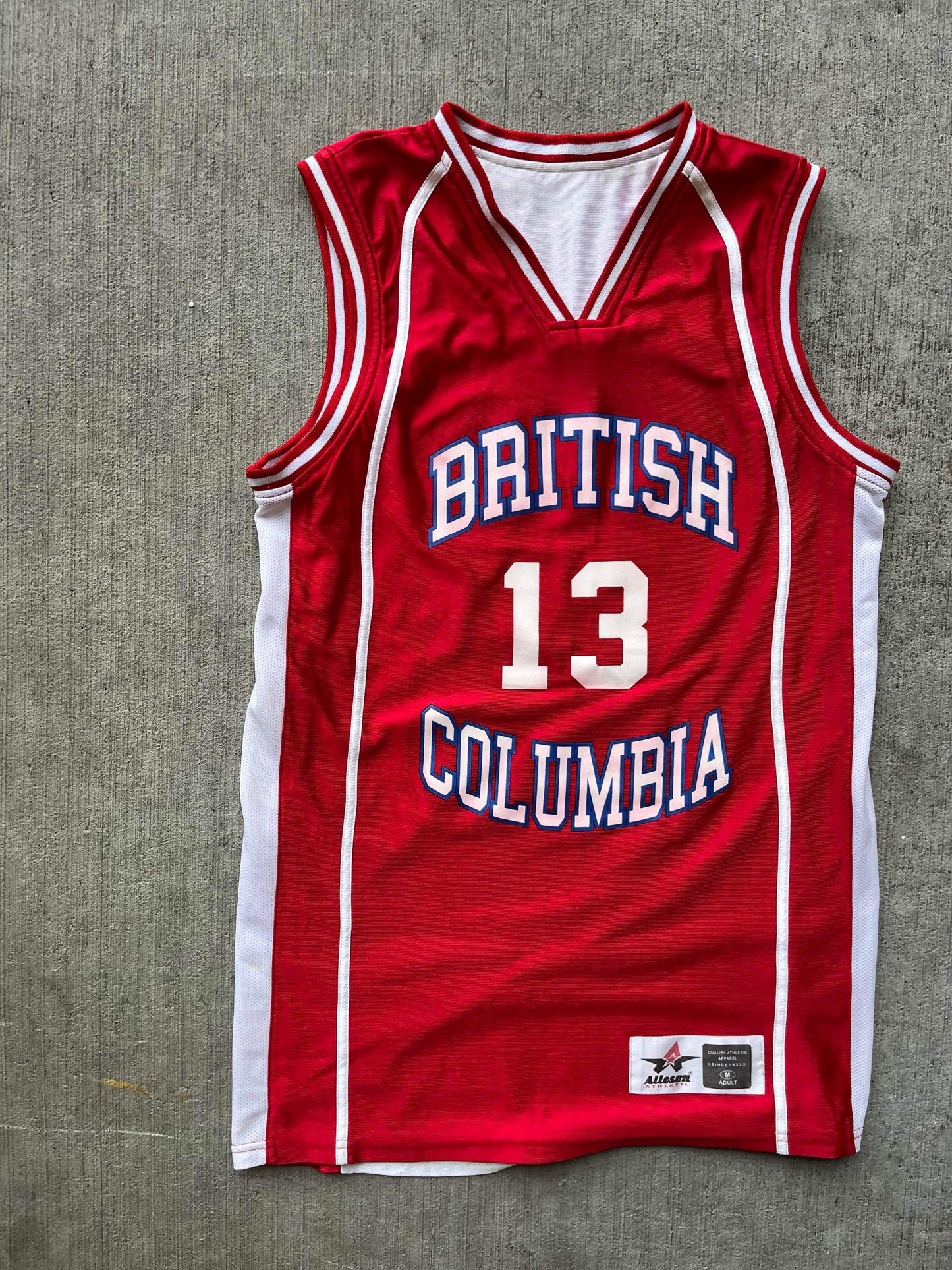 ) (M/L) Vintage Reversible BC Basketball Jersey