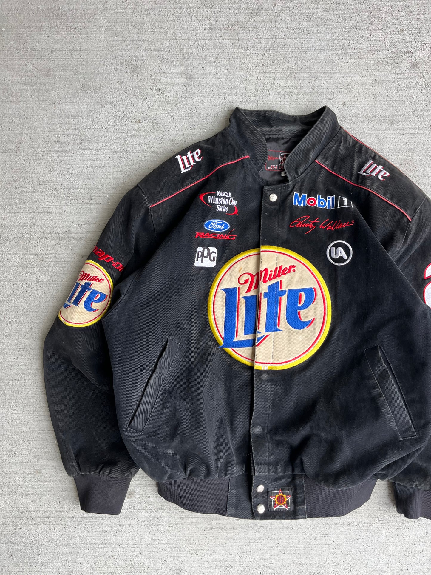 (L) 90s Miller Lite Racing Jacket