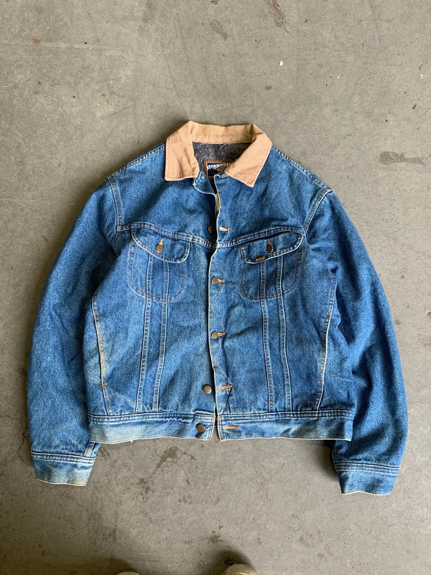 (M) Vintage Mustang Stormrider Denim Jacket