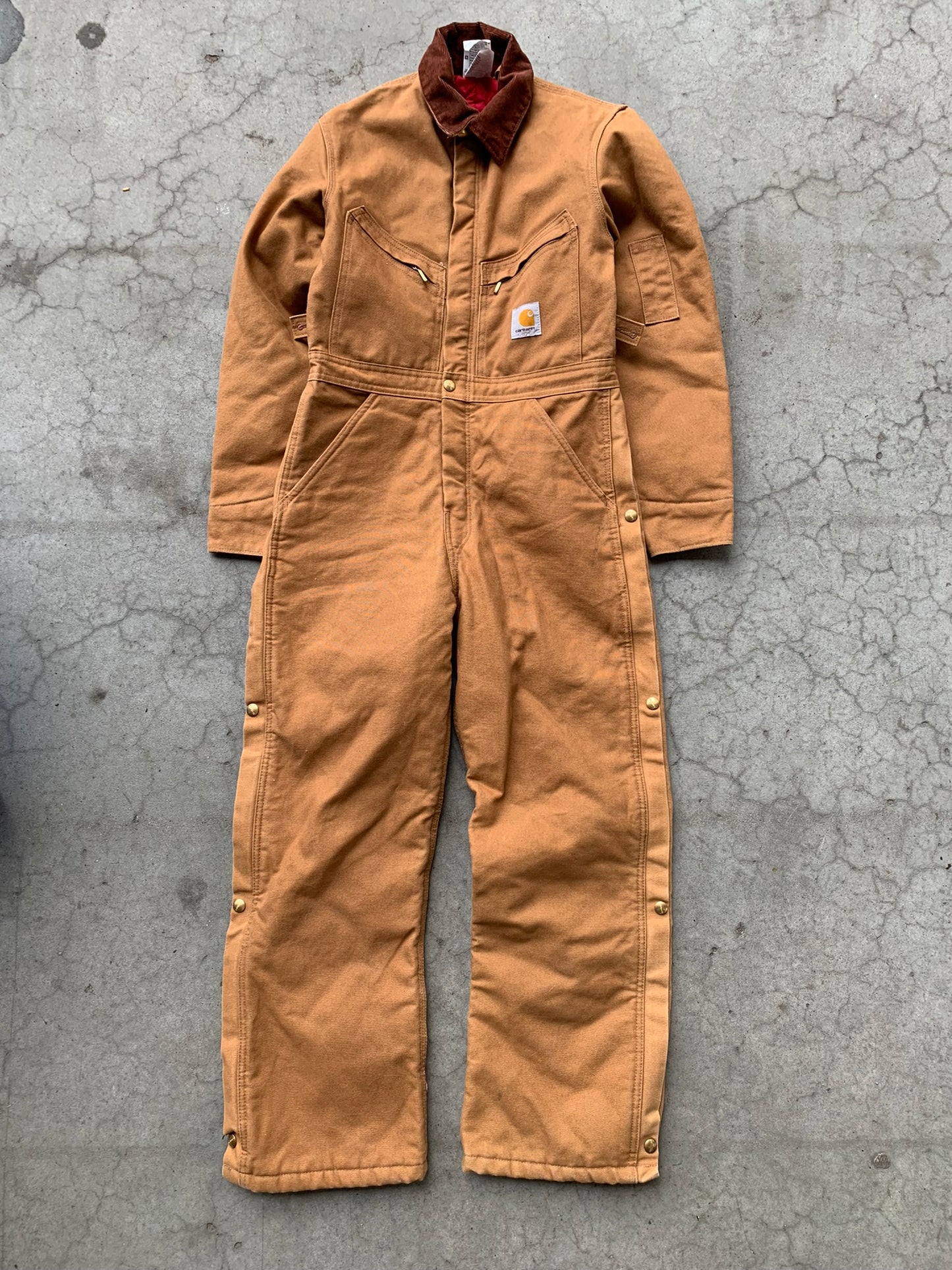 (34”) Brown Carhartt Coveralls