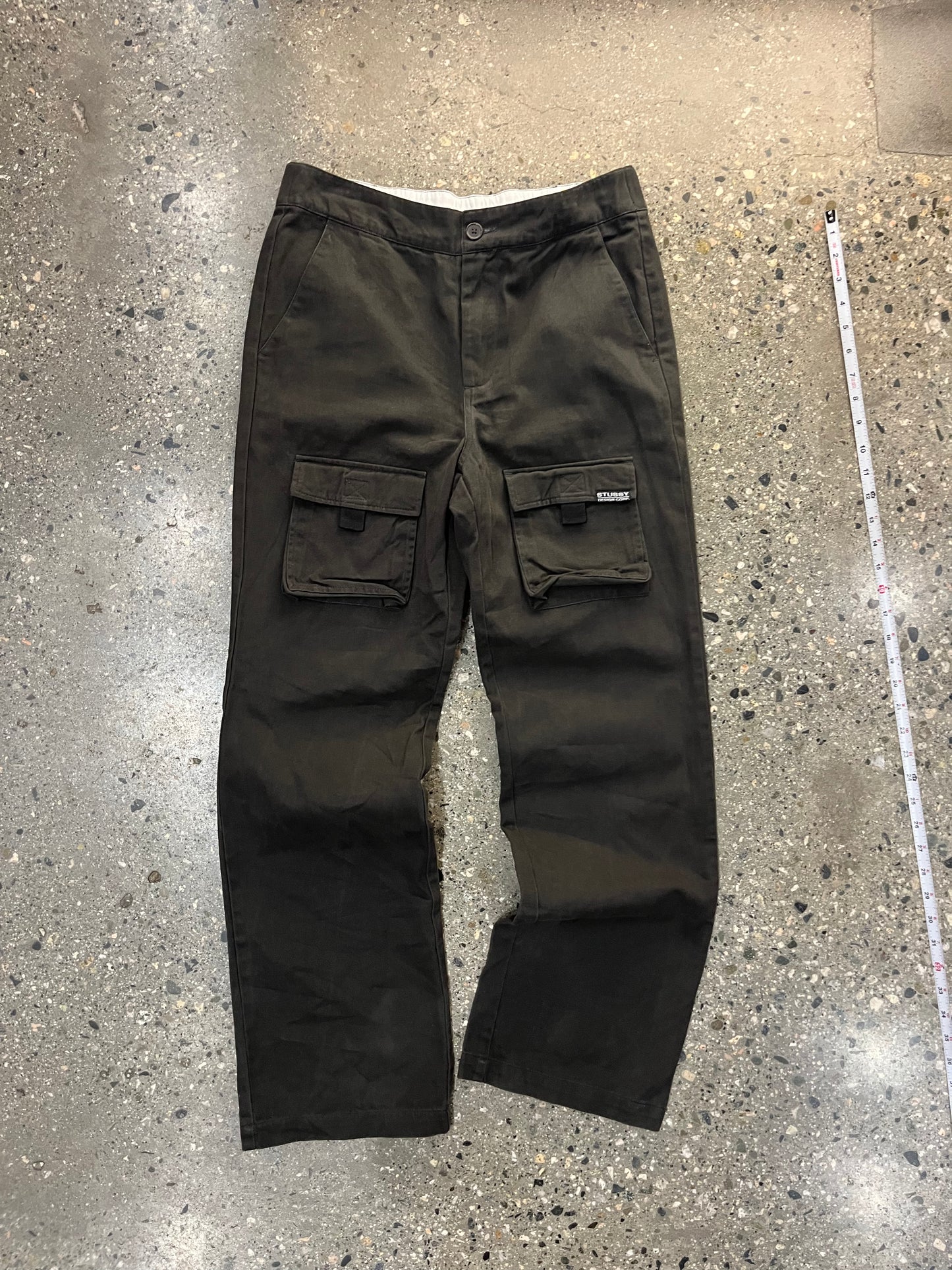 (S)  Stussy "Stussy Designs" Tag Cargo Pants