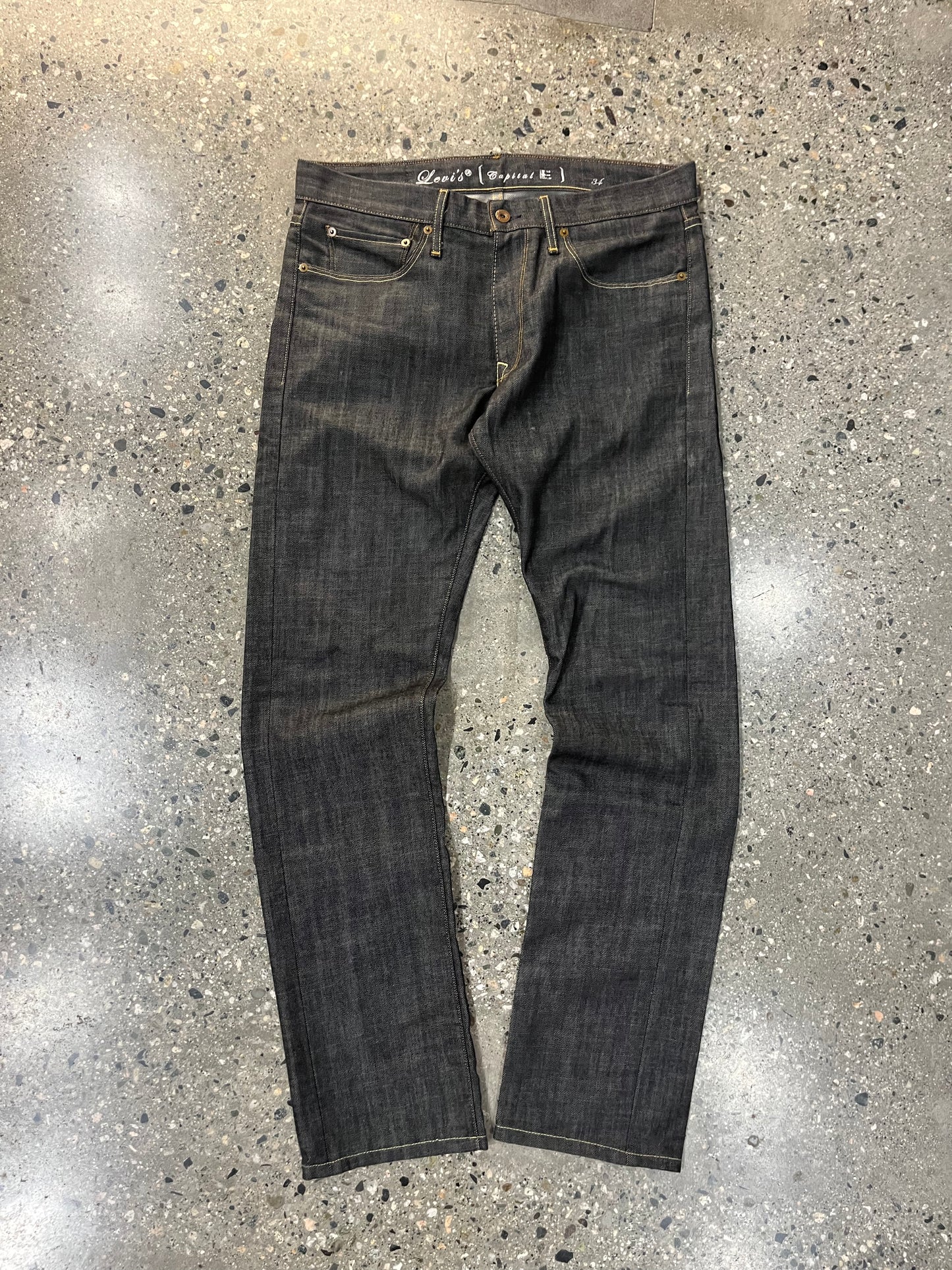 (34) Levi's Capital Japan Raw Straight Denim Jeans